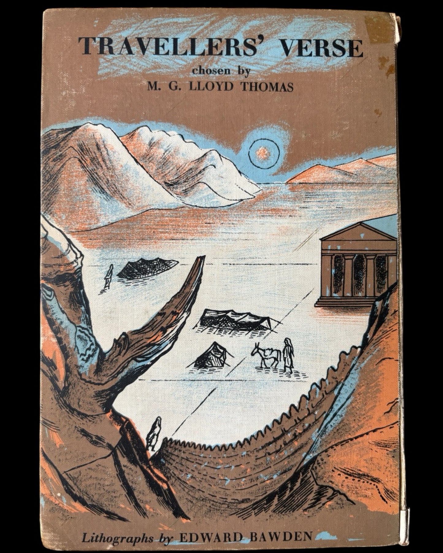 Edward Bawden TRAVELLERS’ VERSE M G Lloyd Thomas 1st Ed 1946 Curwen ILLUSTRATED