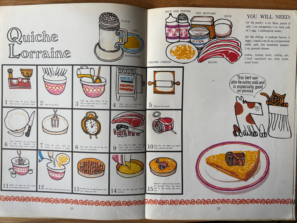 Ursula Sedgwick MY LEARN TO COOK Book Hamyln 8th Imp 1973 Martin Mayhew