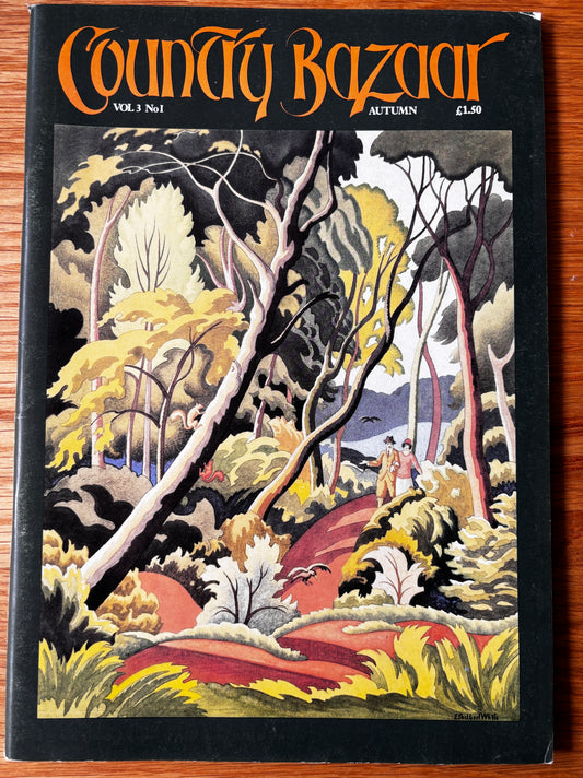 Peter Reddick THE COUNTRY BAZAAR Magazine Autumn 1986 CRAFTS ARTIST