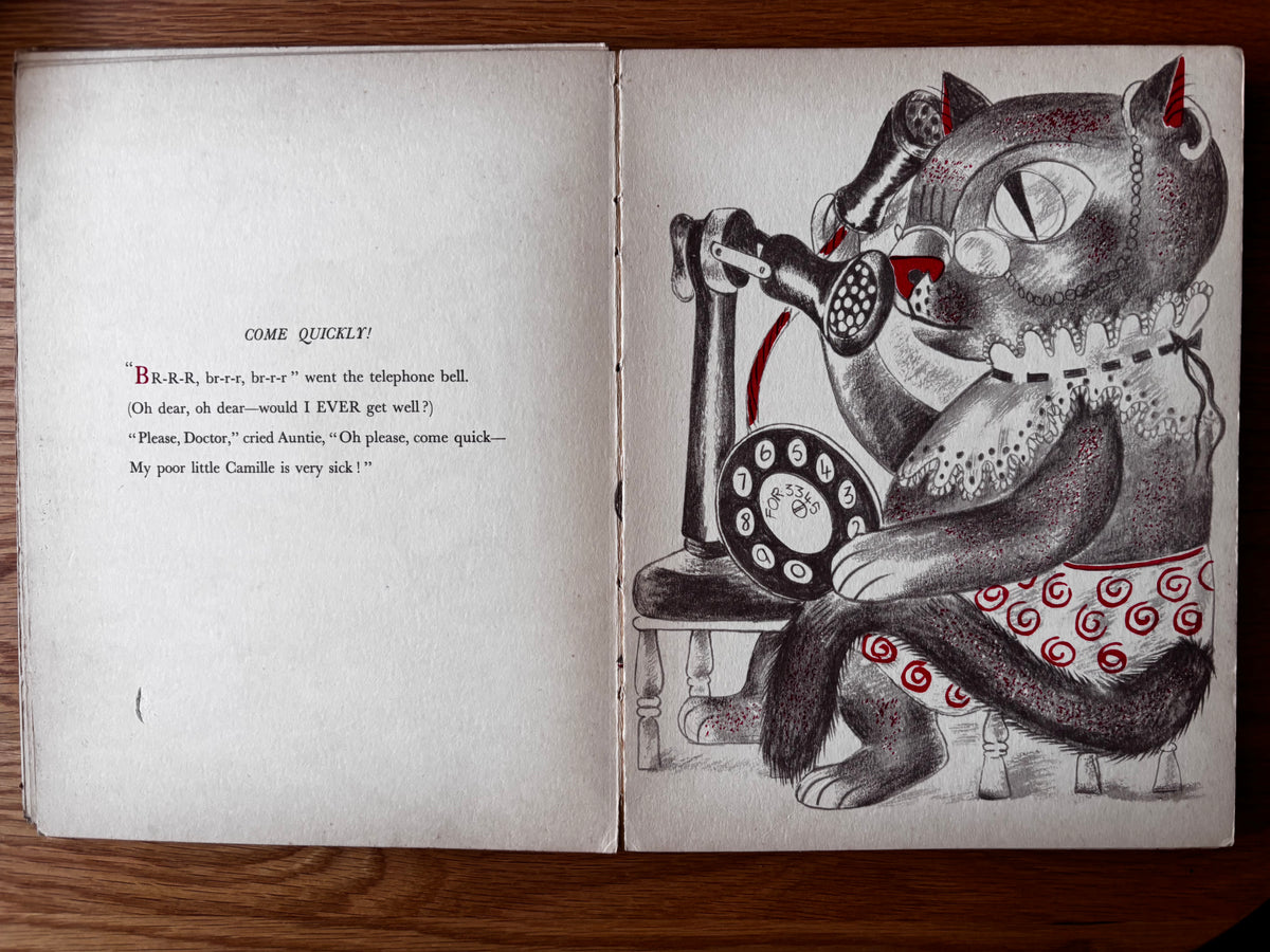 Betty Swanwick CAMILLE CAT Marjorie Seymour 1939 1st Ed 28 Illustrations Story