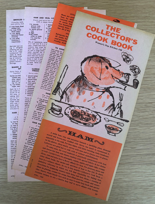 Joseph Low HAM Recipes Leaflet Supplement WOMAN’S DAY April 1965