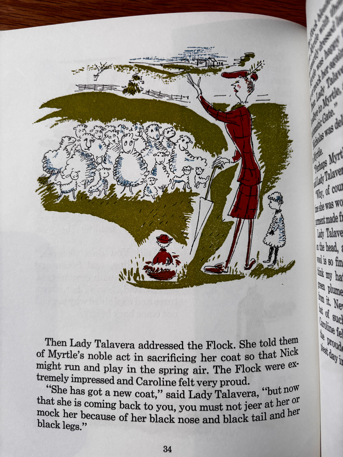 Violet Drummond Signed LADY TALAVERA 1965 ILLUSTRATED V H SHEEP TALE