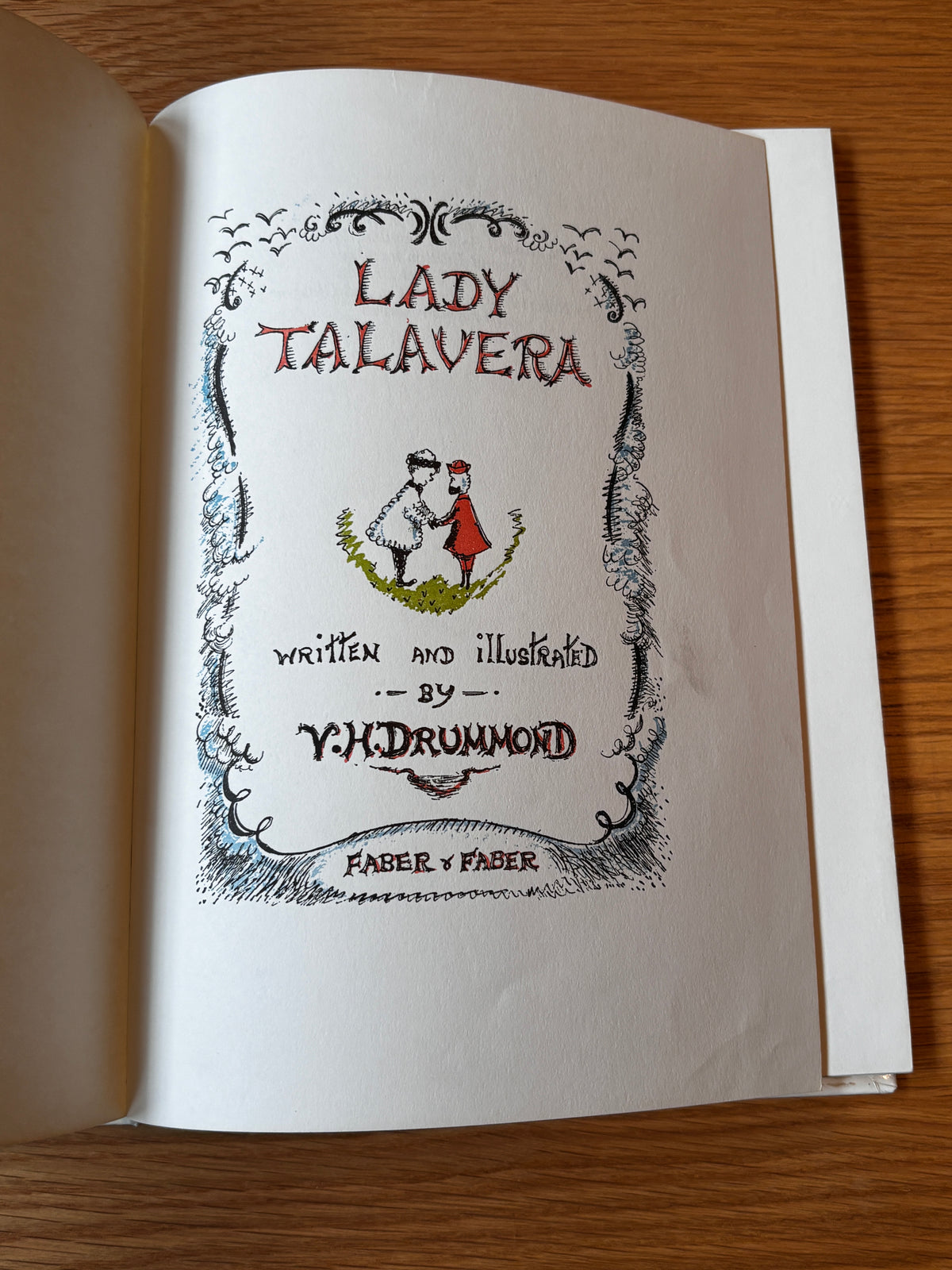 Violet Drummond Signed LADY TALAVERA 1965 ILLUSTRATED V H SHEEP TALE