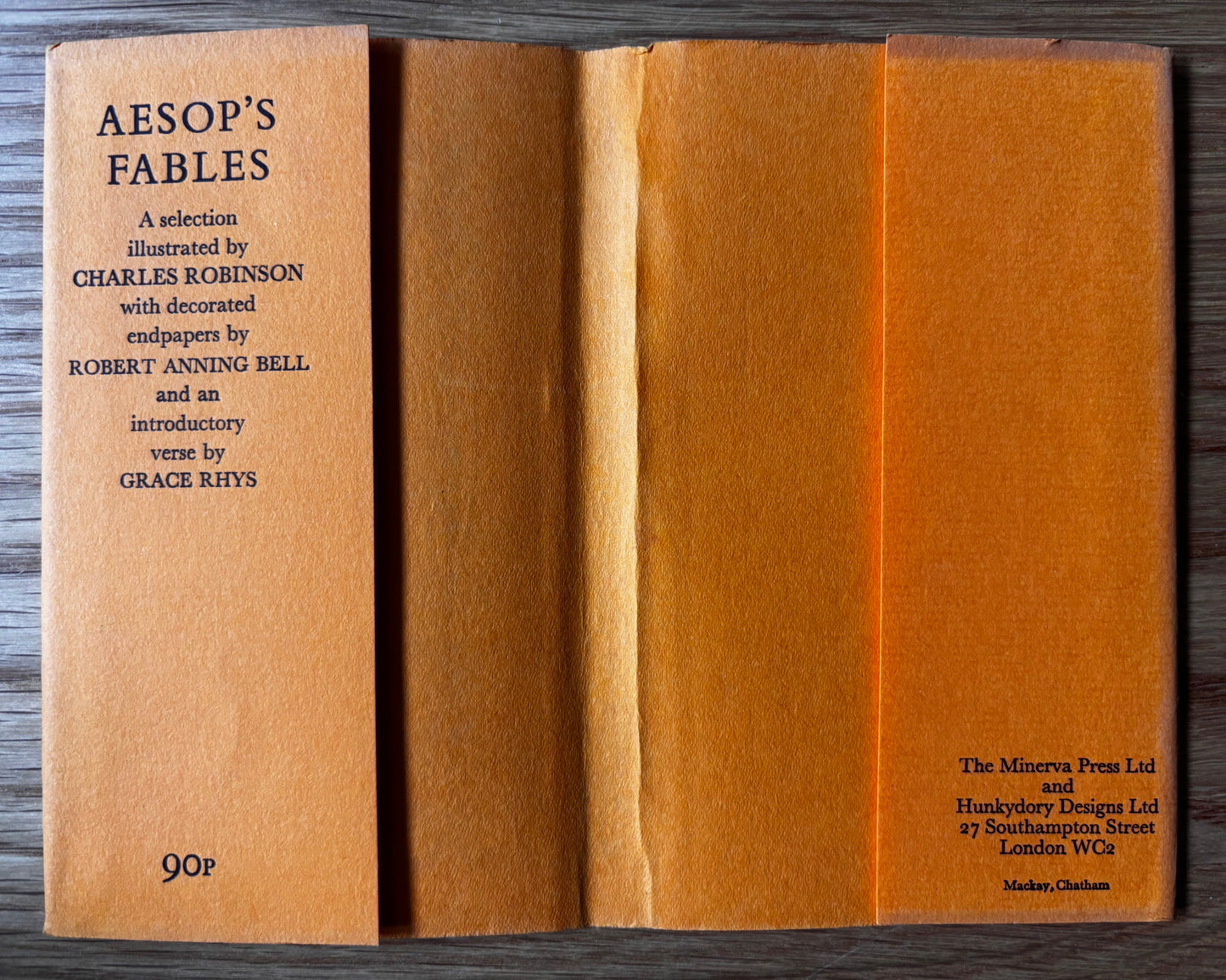 Charles Robinson AESOP’S FABLES Hunky Dory Designs & Original 70’s ZINC PLATES