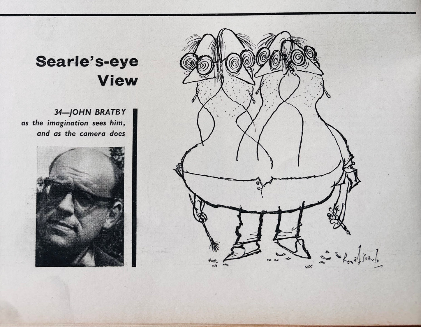Ralph Steadman PUNCH MAGAZINE July 1962 60's ART ADVERTS CARTOONS Gardening