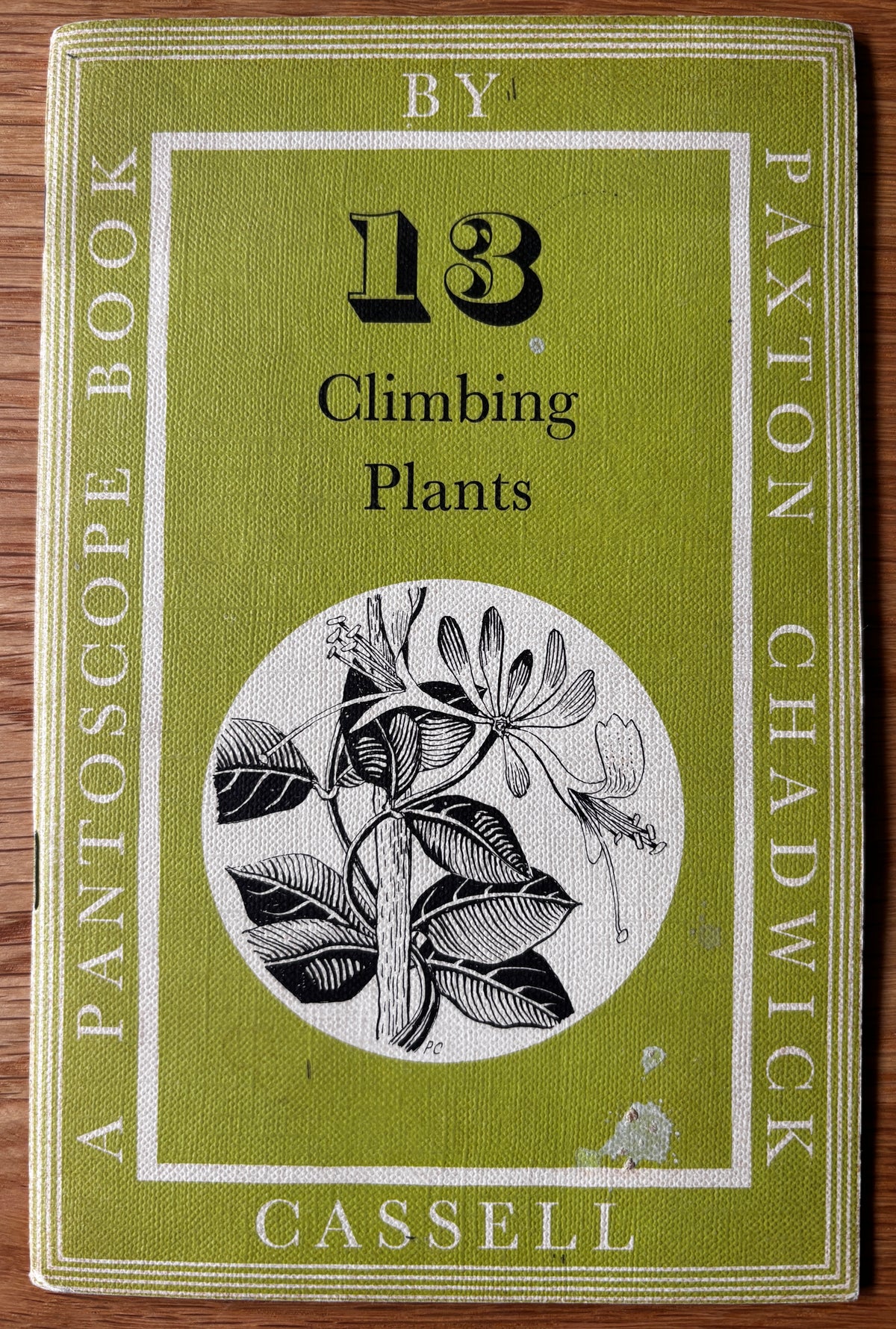 PANTOSCOPE BOOK Climbing Plants PAXTON CHADWICK 1st Ed 1961 Flowers Cassell