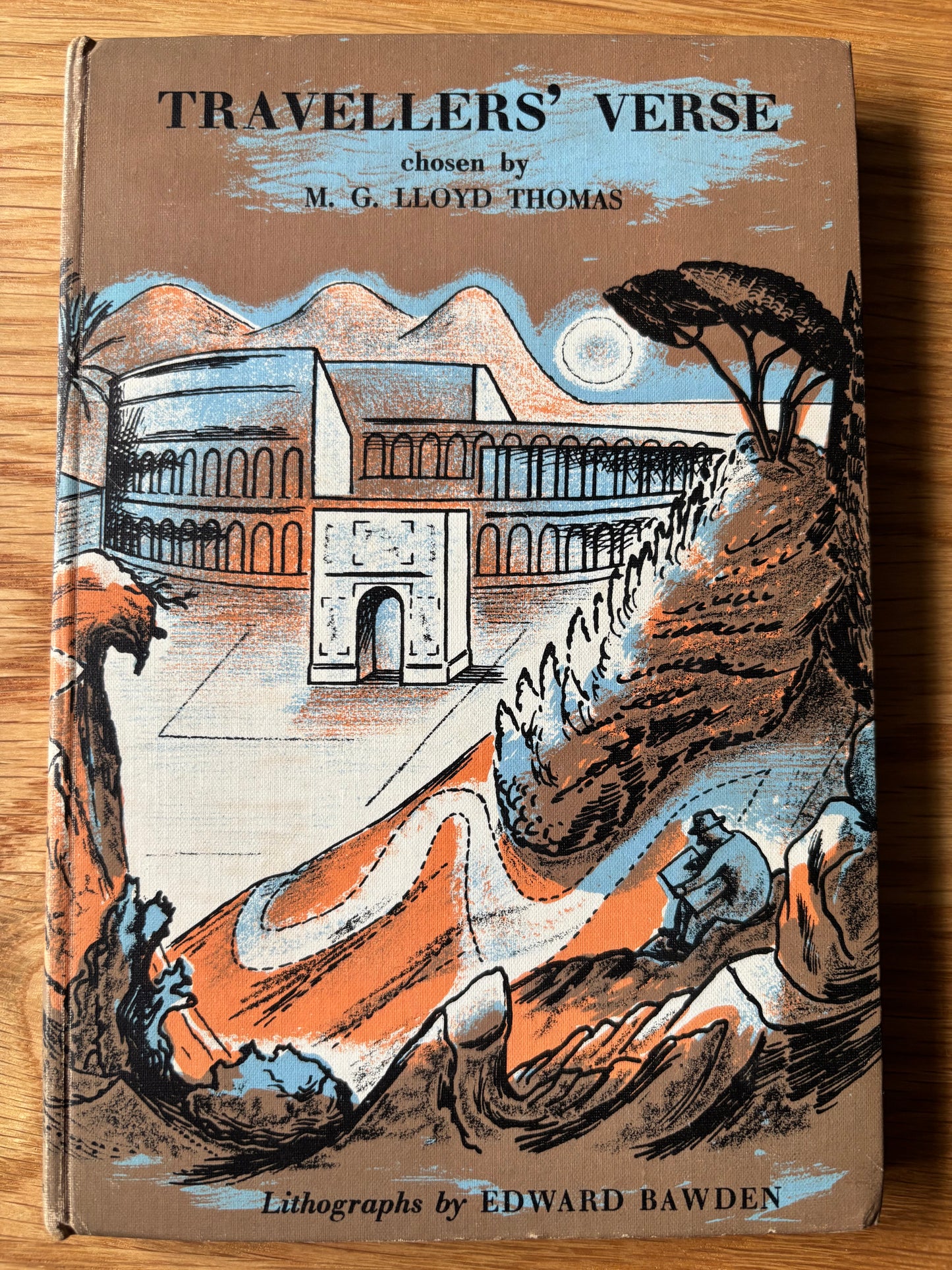Edward Bawden TRAVELLERS’ VERSE M G Lloyd Thomas 1st Ed 1946 Curwen ILLUSTRATED