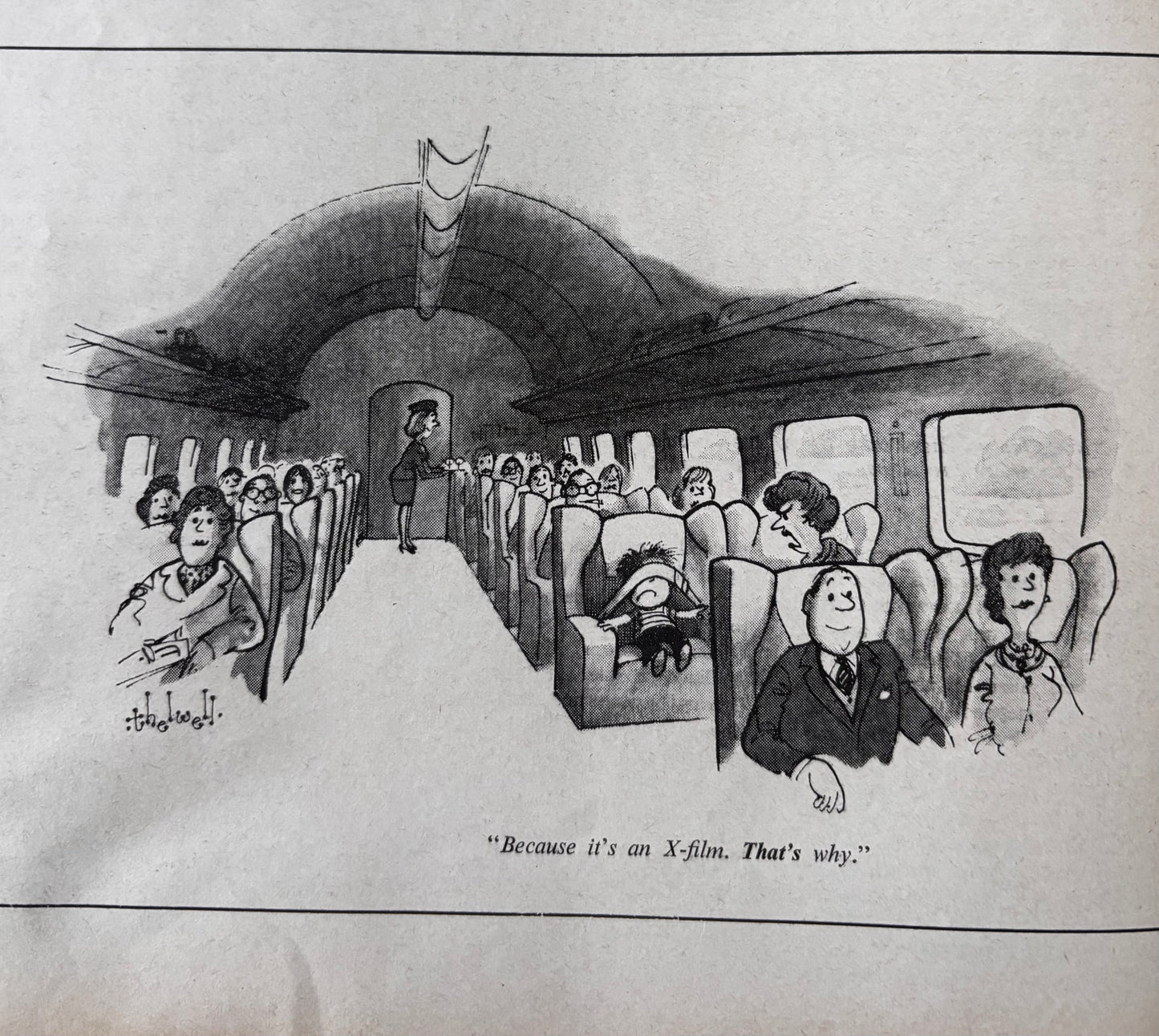 Michael Trevithick PUNCH MAGAZINE July 1969 60's ART ADVERTS CARTOONS POP