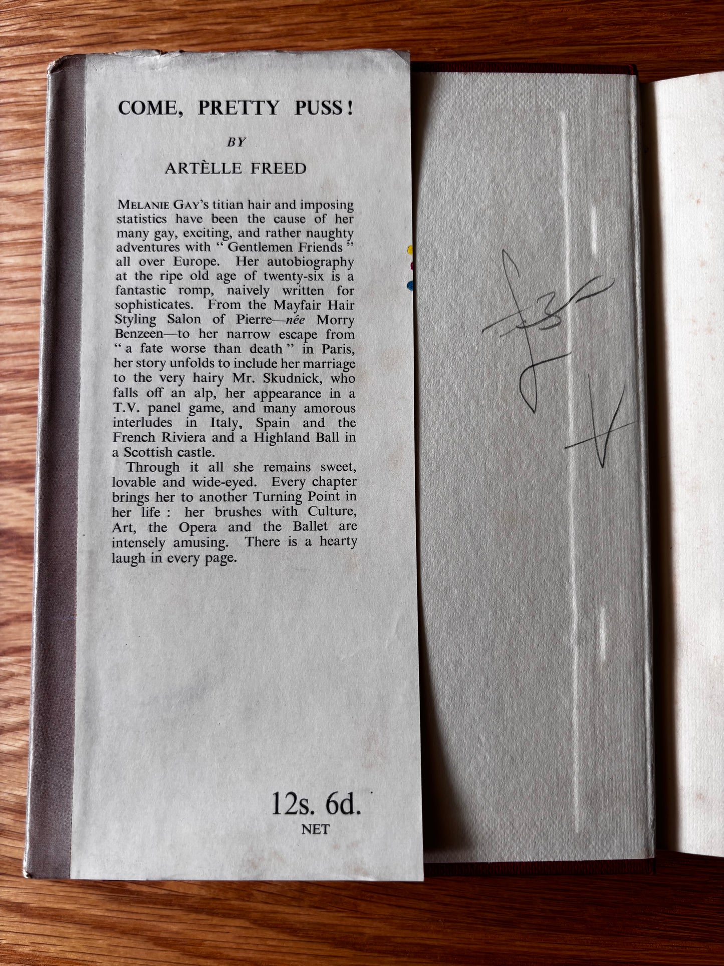 Betty Swanwick COME PRETTY PUSS Artelle Freed 1959 DJ Arthur Barker