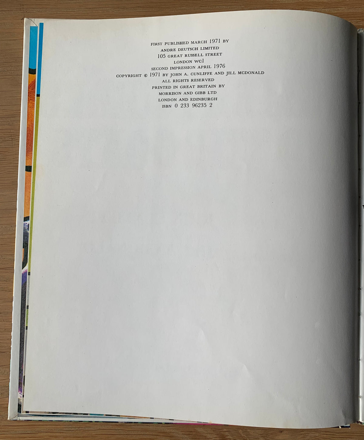 Jill McDonald FARMER BARNES AND THE GOATS 1976 DJ John Cunliffe Andre Deutsch - transpontinebooks