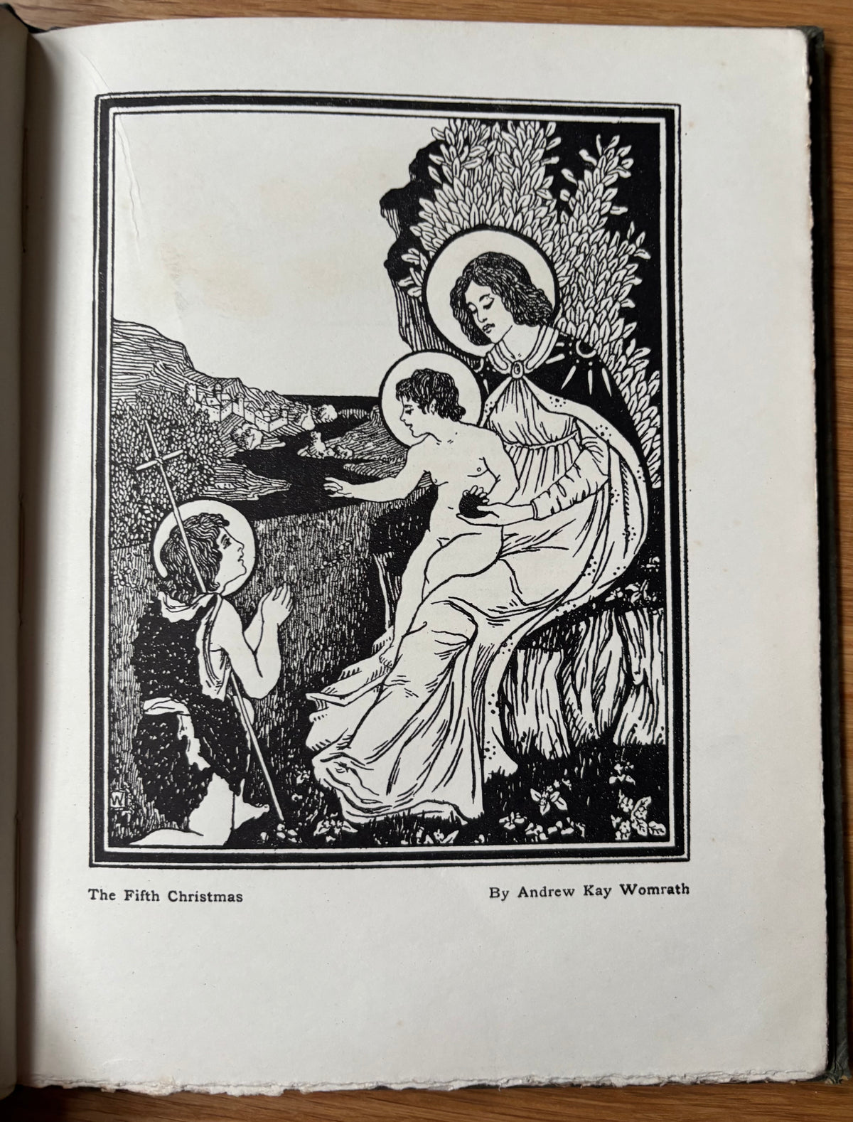 CELTIC POETRY WIND IN THE PINES John Duncan Art Nouveau 1922 Foulis SCOTTISH