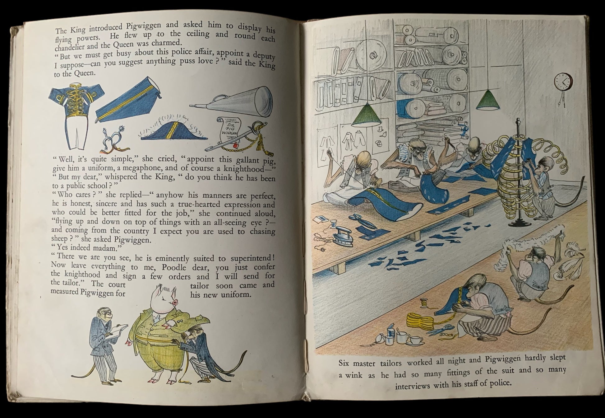 Arnrid Johnston PIGWIGGEN HIS DASHING CAREER 1938 1st Ed Country LIfe PIG STORY - transpontinebooks