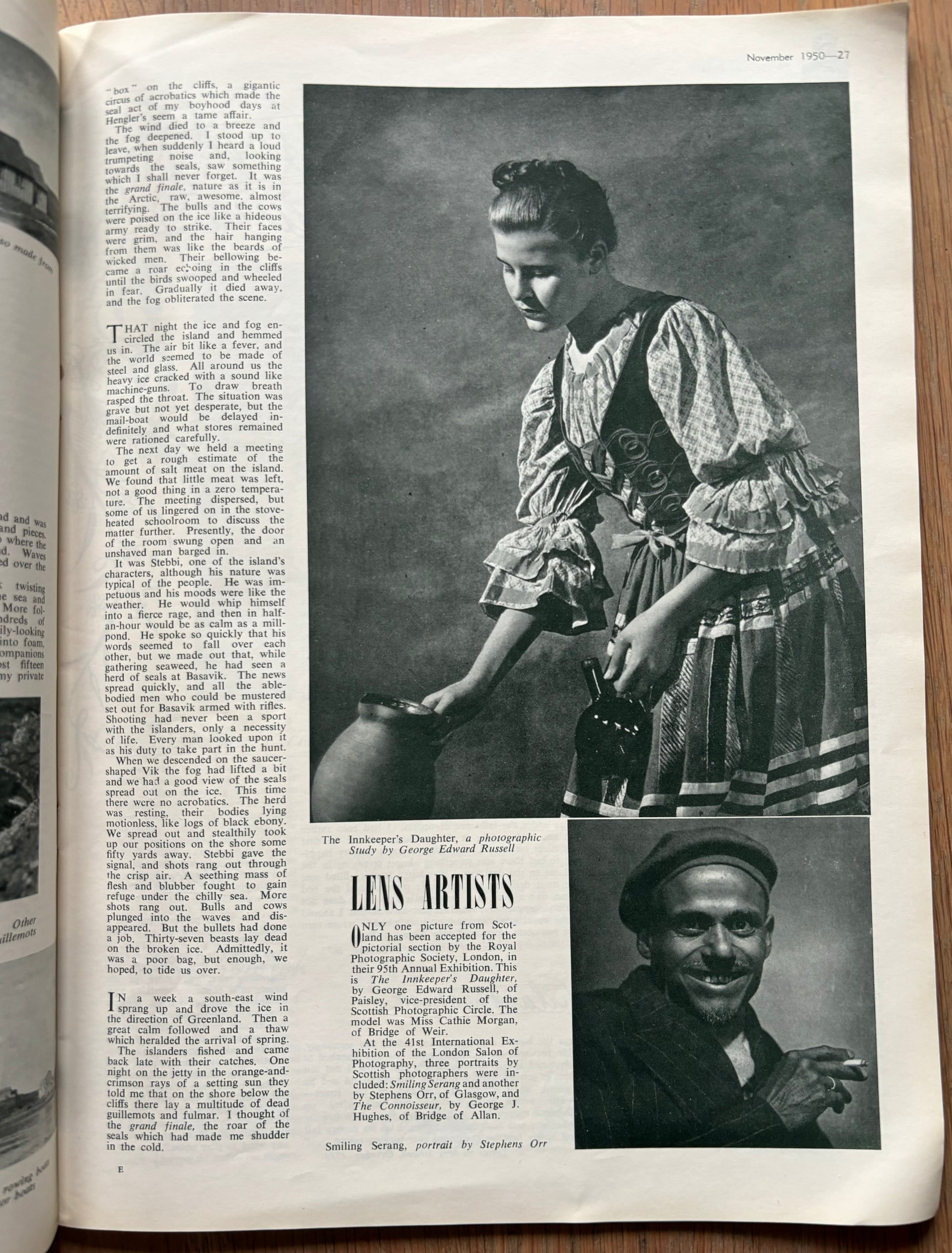 SCOTTISH FIELD MAGAZINE November 1950 George Mackie - transpontinebooks