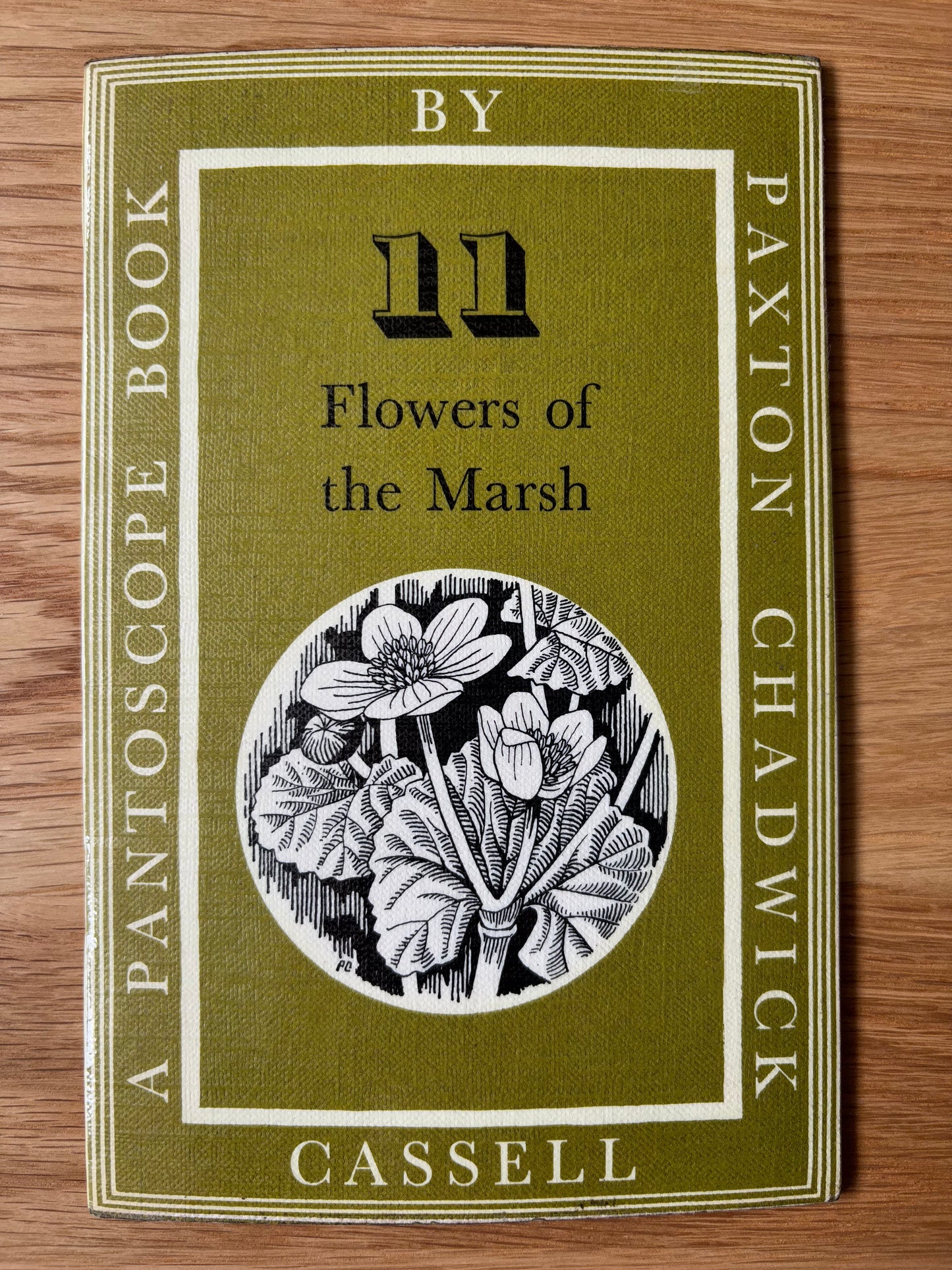 PANTOSCOPE BOOK Meadow Flowers of the Marsh PAXTON CHADWICK 1st Ed 1960 Cassell