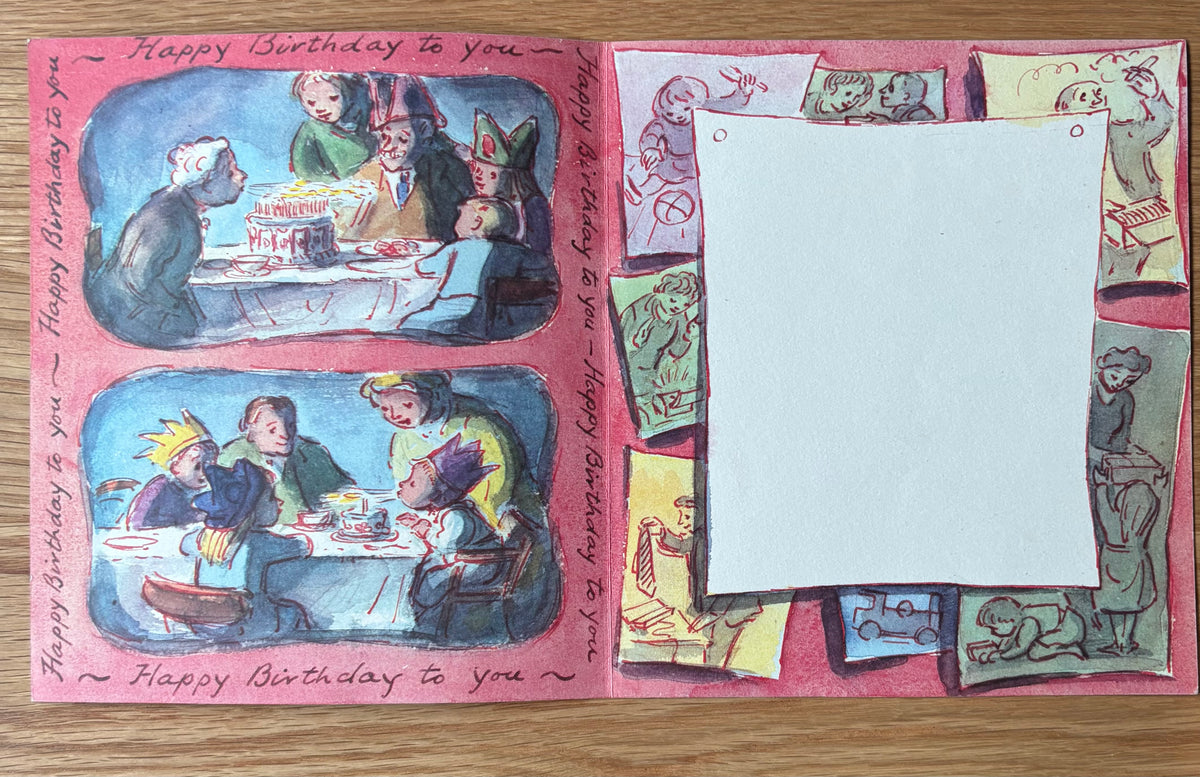 Edward Ardizzone BIRTHDAY GREETINGS GPO TELEGRAM CARD  & ENVELOPE 1967