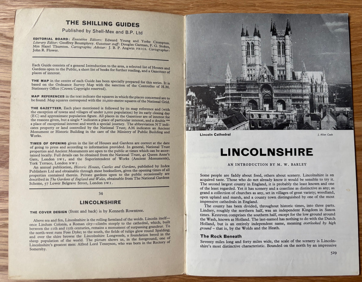 Kenneth Rowntree LINCOLNSHIRE SHELL SHILLING GUIDE 1964