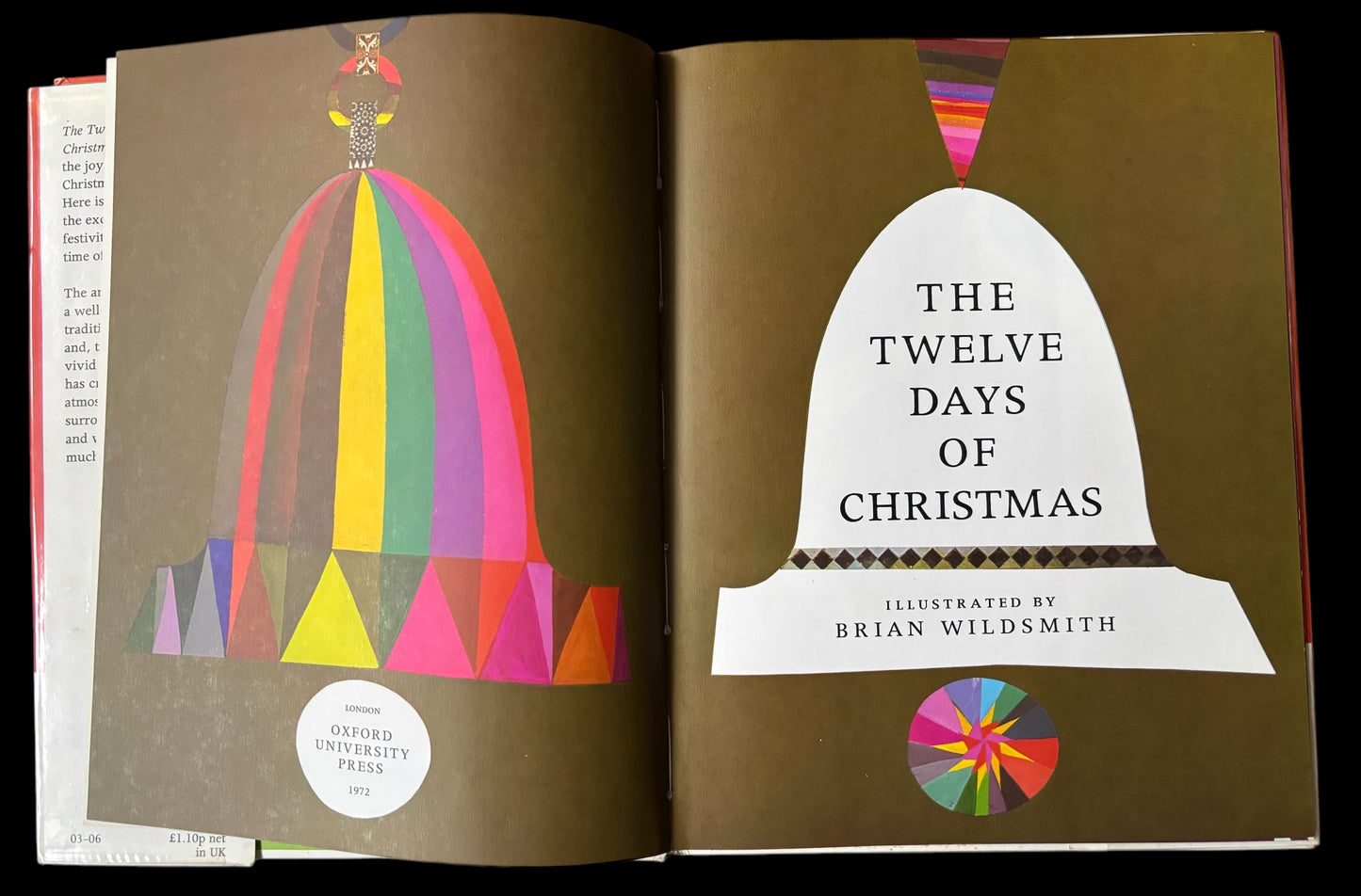 Brian Wildsmith THE TWELVE DAYS OF CHRISTMAS 1st DJ 1972 Illustrated