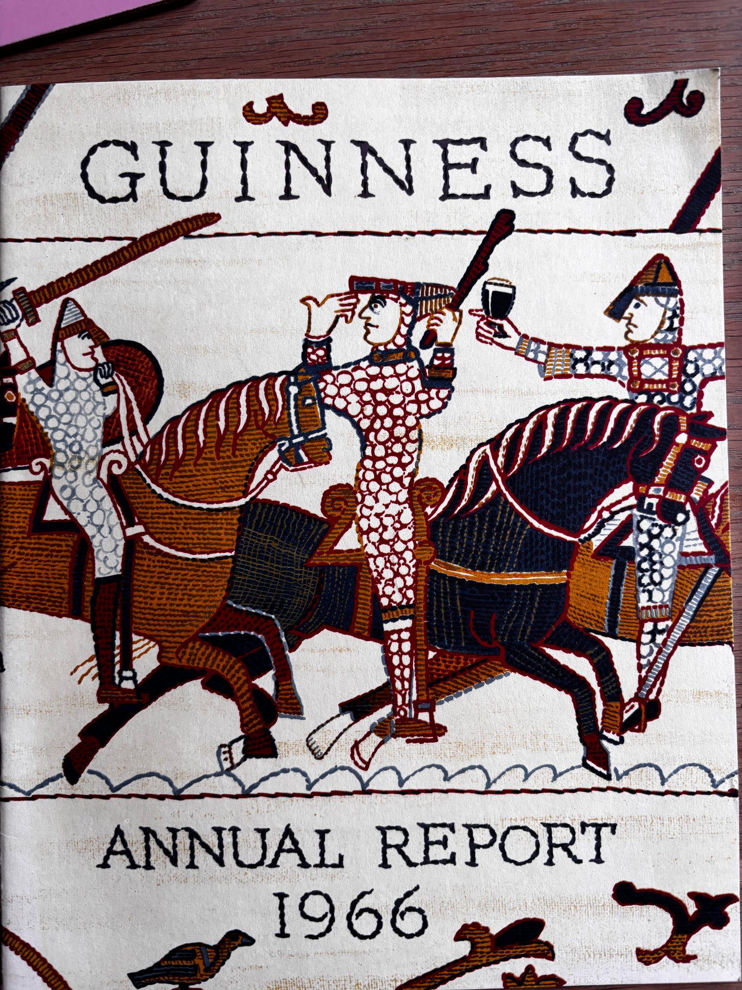 Battle of Hastings GUINNESS ANNUAL REPORT 1966 Bayeux Tapestry