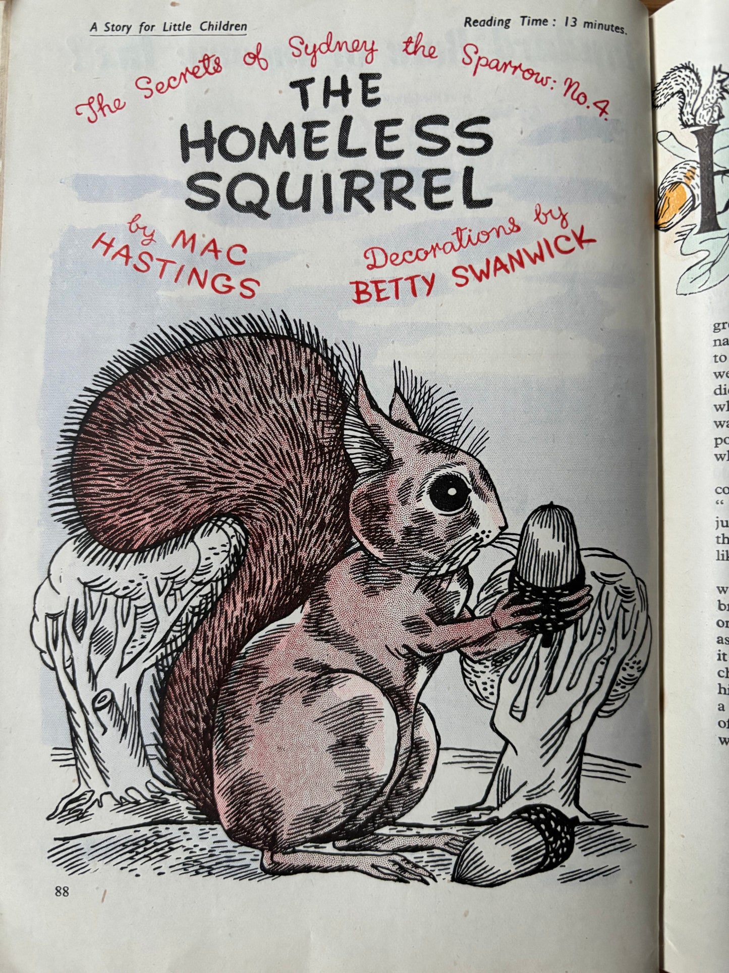 Edward Ardizzone THE STRAND MAGAZINE Jan 1947 Betty Swanwick Clarke Hutton
