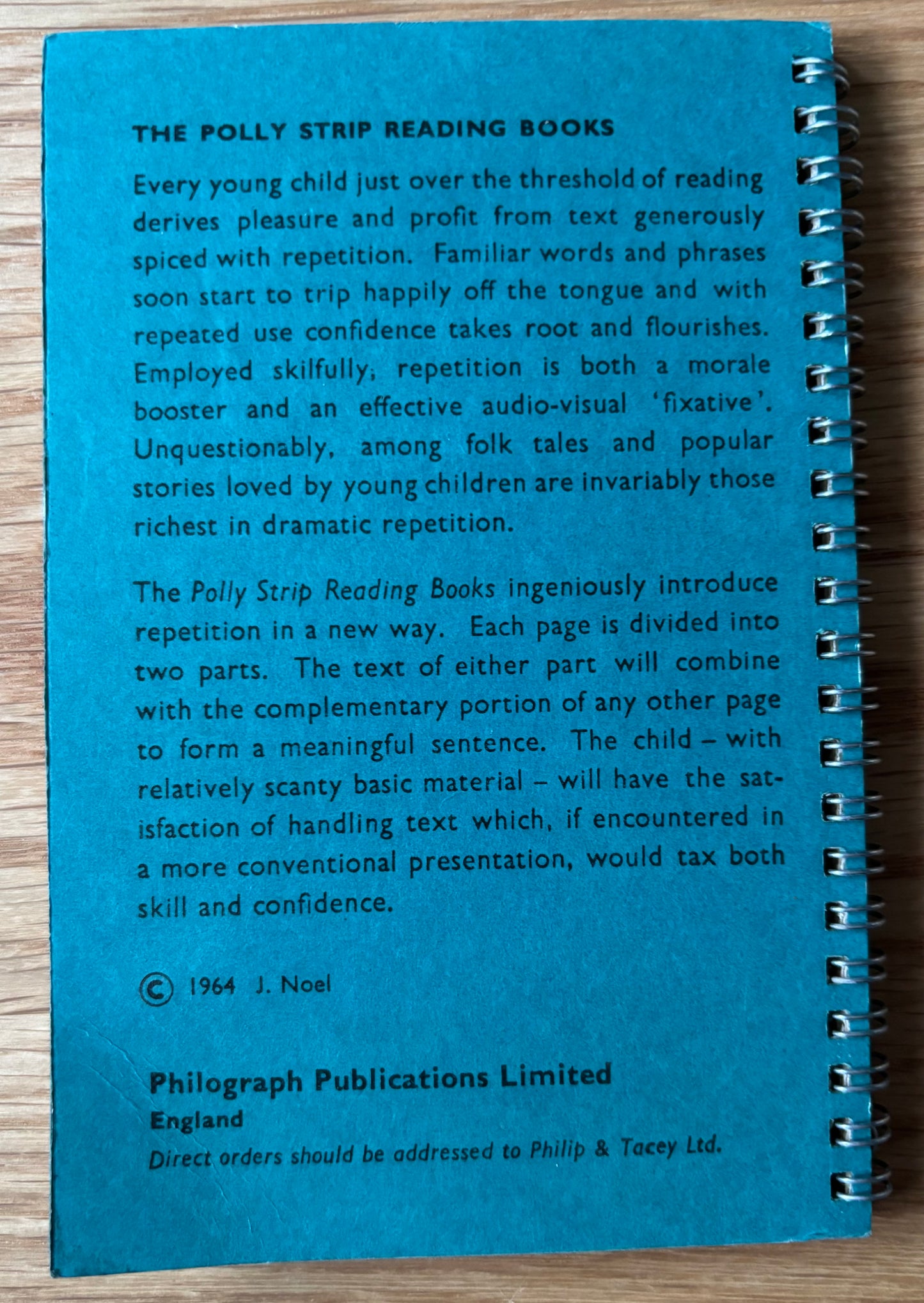 POLLY STRIP READING BOOK No 2 Philograph Publications 60's ILLUSTRATED