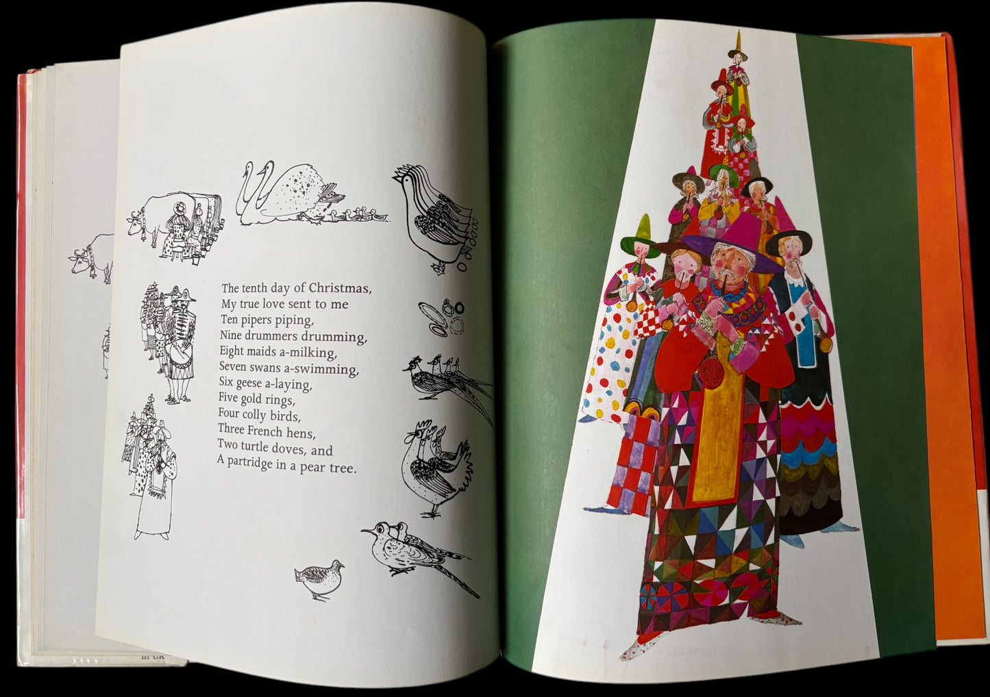 Brian Wildsmith THE TWELVE DAYS OF CHRISTMAS 1st DJ 1972 Illustrated