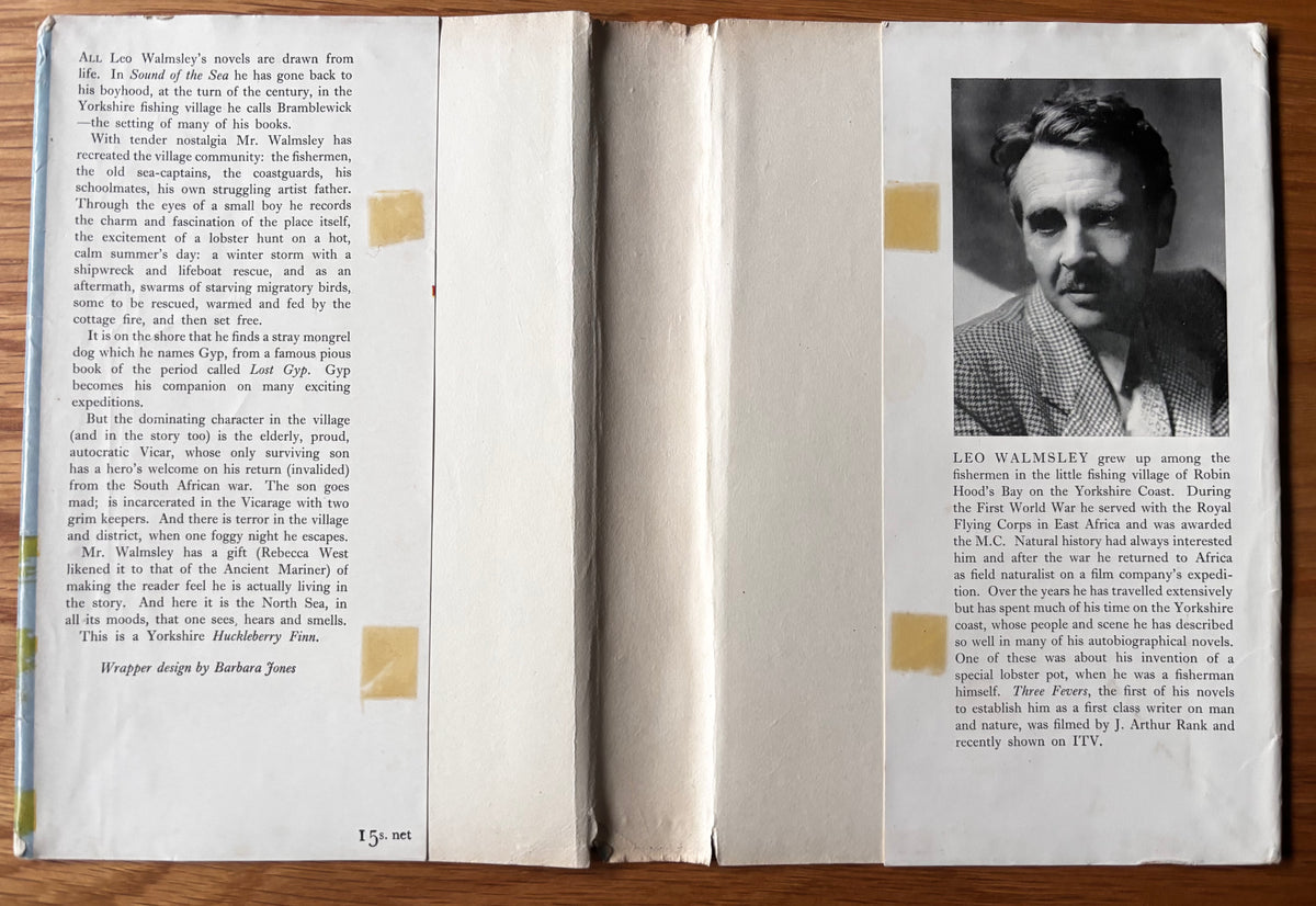 Barbara Jones SOUND OF THE SEA 1st Ed DJ 1959 Leo Walmsley