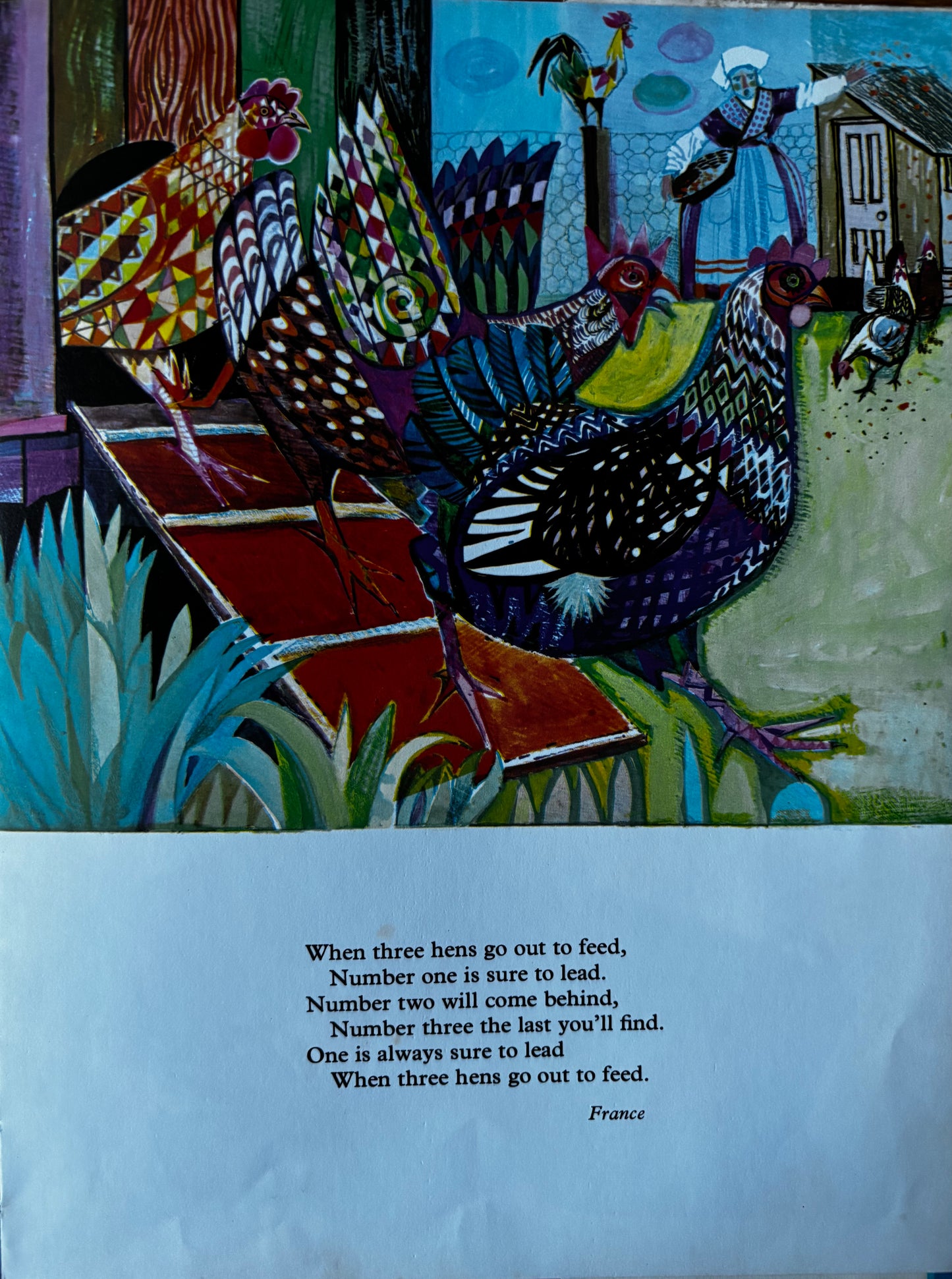 Trevor Stubley MOTHER GOOSE ABROAD 1st DJ HB 1974 Nicholas Tucker Signed Nursery Rhymes