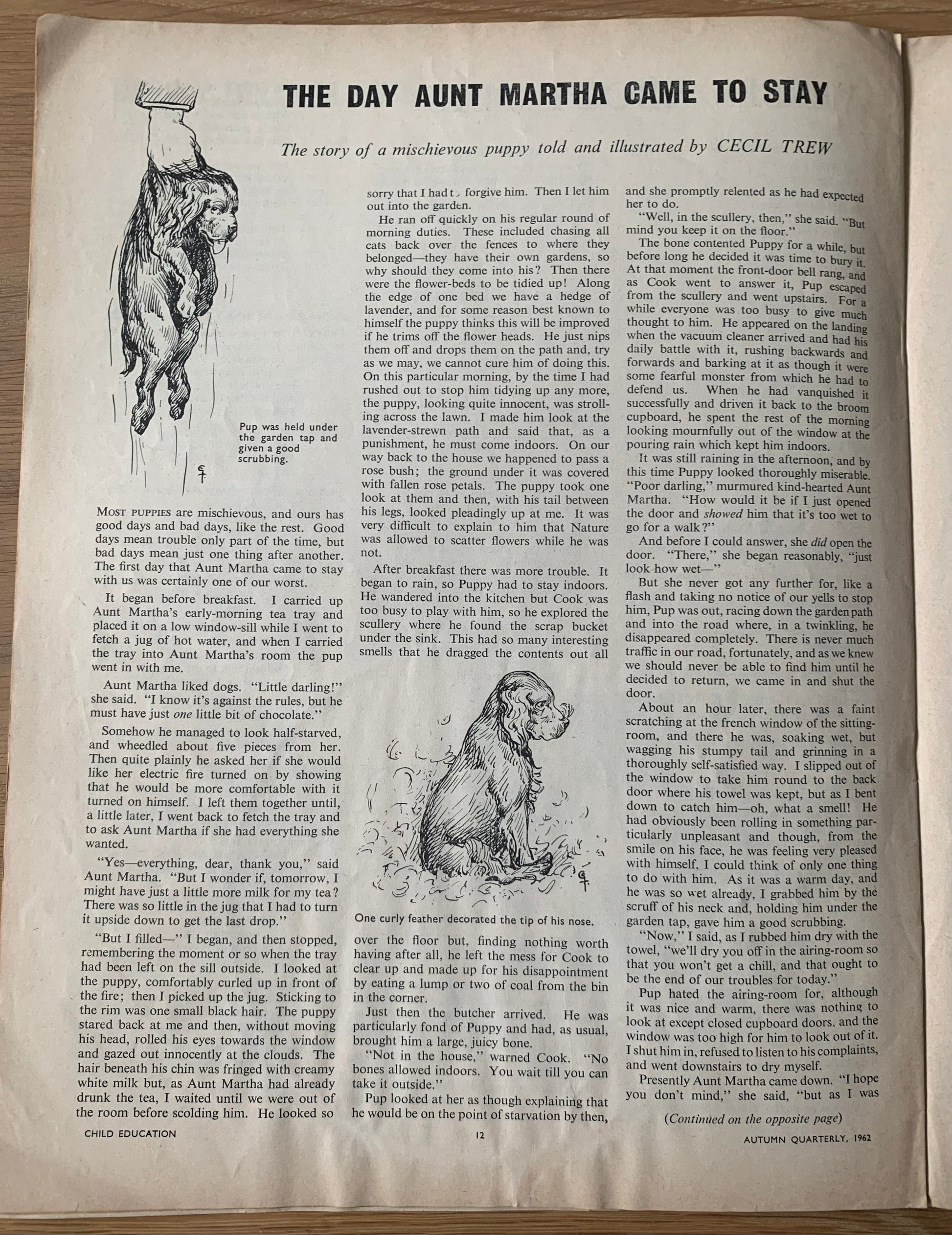 CHILD EDUCATION QUARTERLY Autumn 1962 G Roland Smith - transpontinebooks
