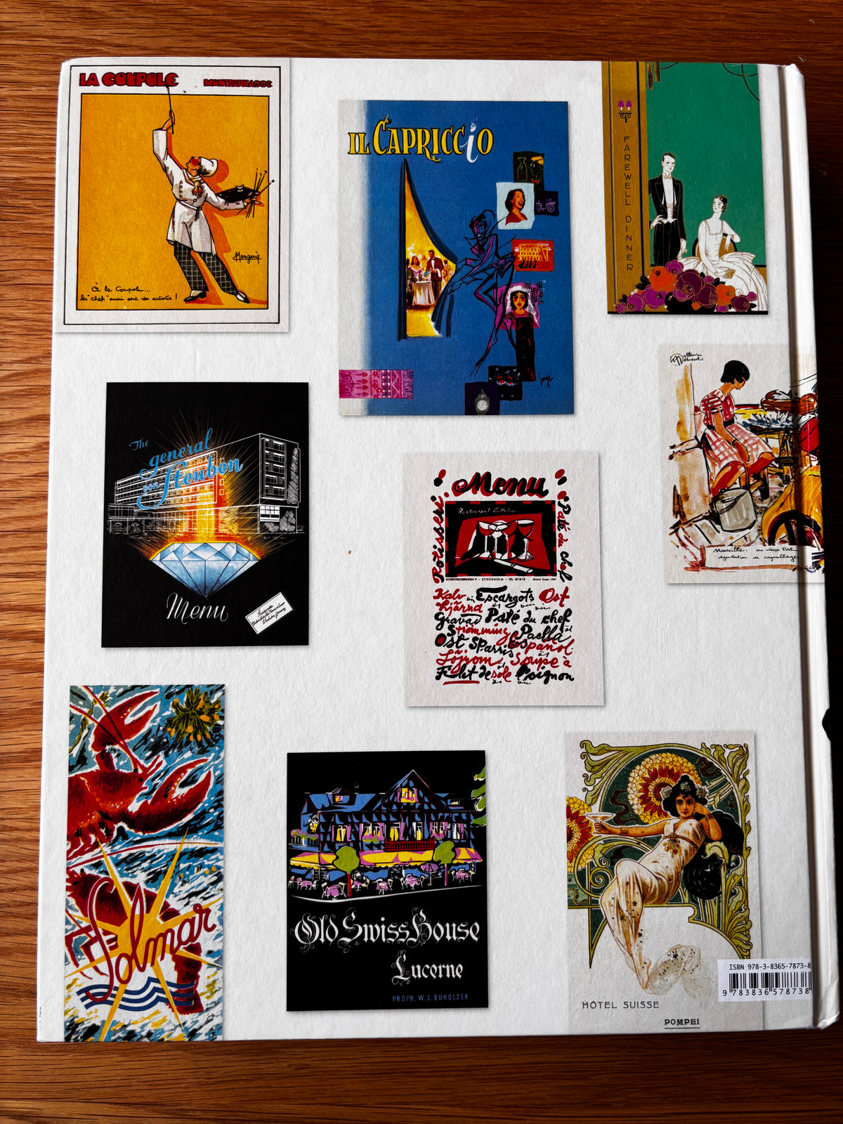 MENU DESIGN IN EUROPE 1800- 2000 Taschen Restaurant ART Heimann