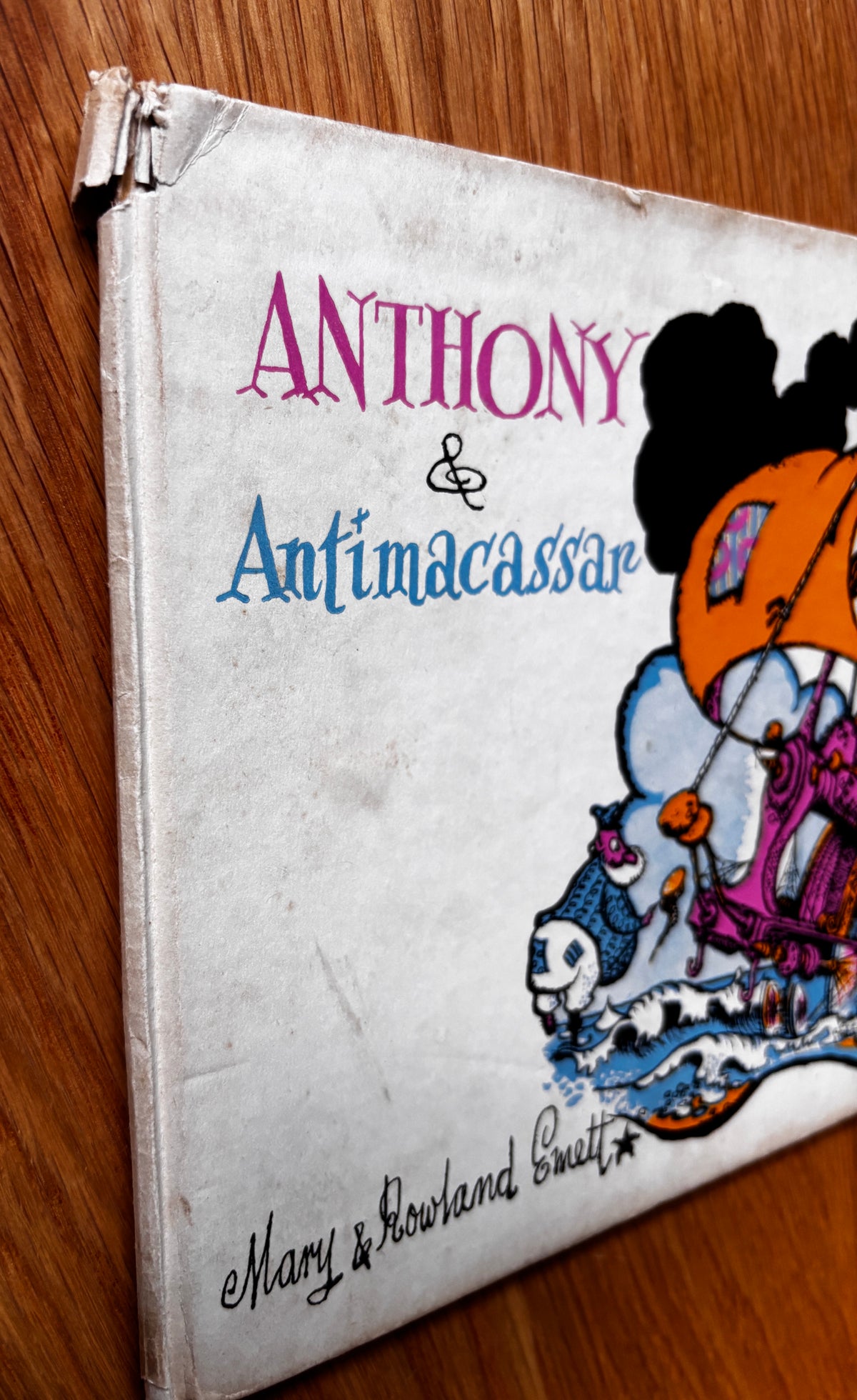 Mary & Rowland Emett Signed ANTHONY & ANTIMACASSAR 1st Ed Faber & Faber HB Illustrated