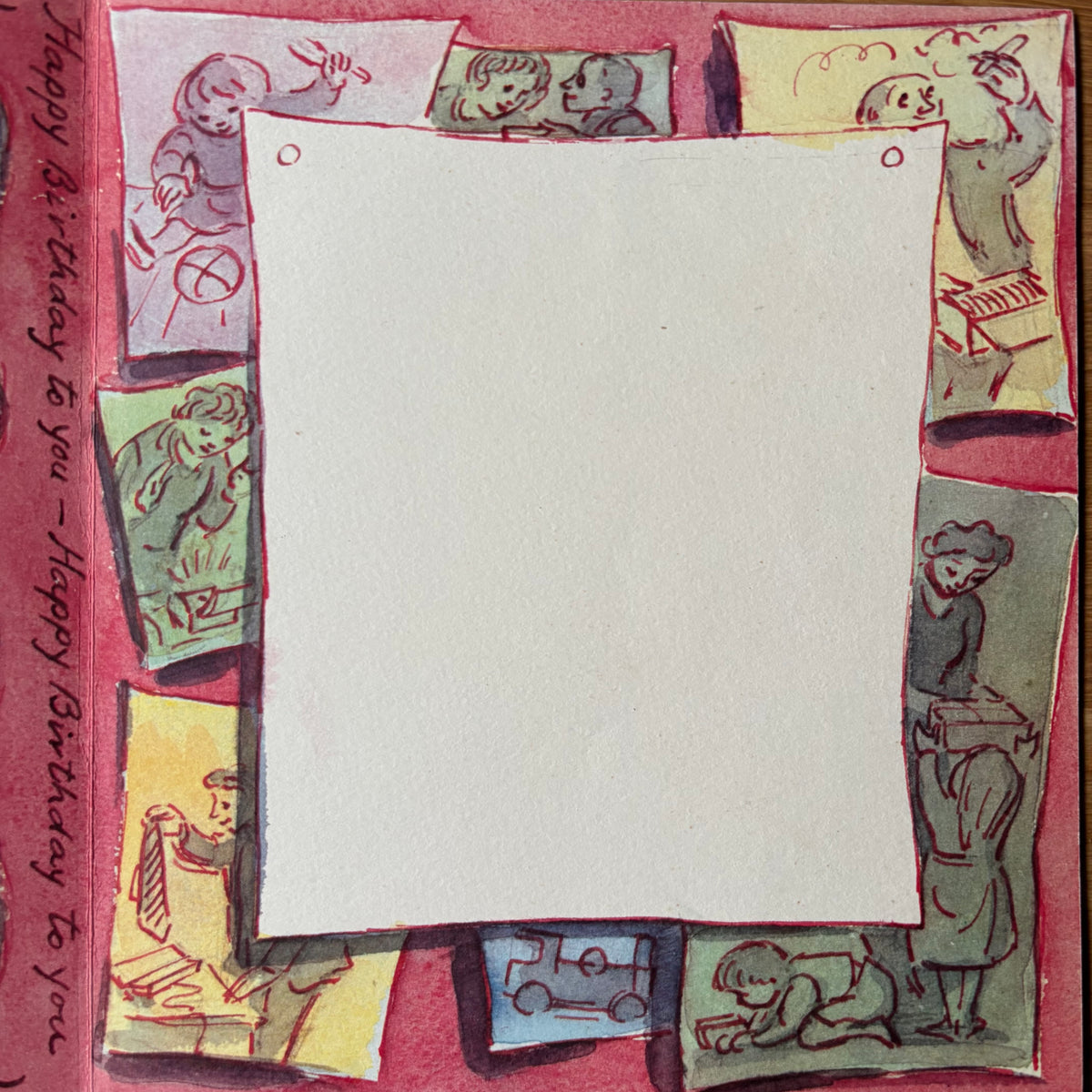 Edward Ardizzone BIRTHDAY GREETINGS GPO TELEGRAM CARD  & ENVELOPE 1967