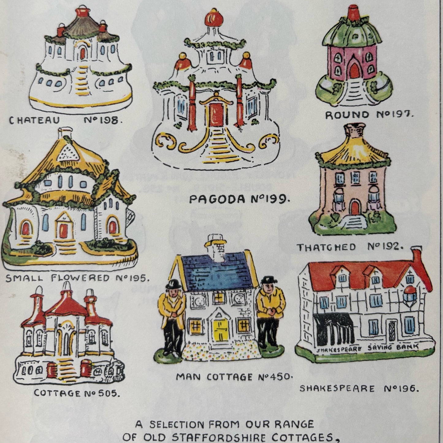 OLDE STAFFORDSHIRE WARE 1960 W H Kent BROCHURE