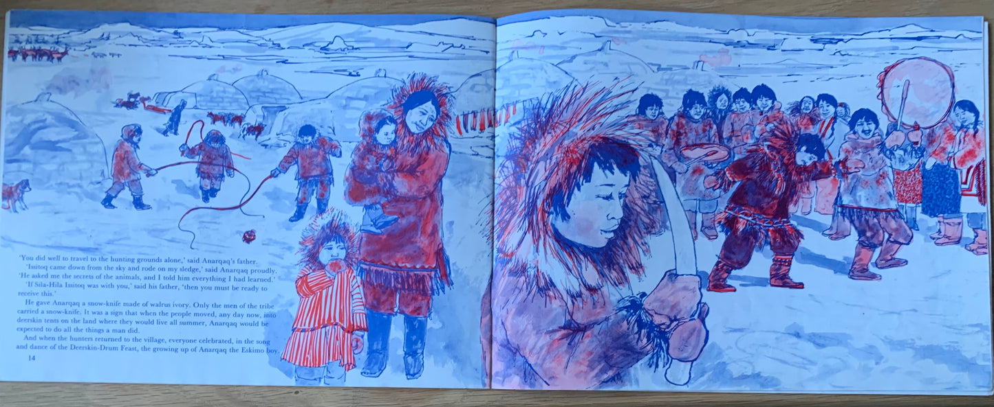 Margaret Theakston TIME AND TUNE 1977 ANARQAQ AND THE ANIMALS BBC Radio For Schools - transpontinebooks