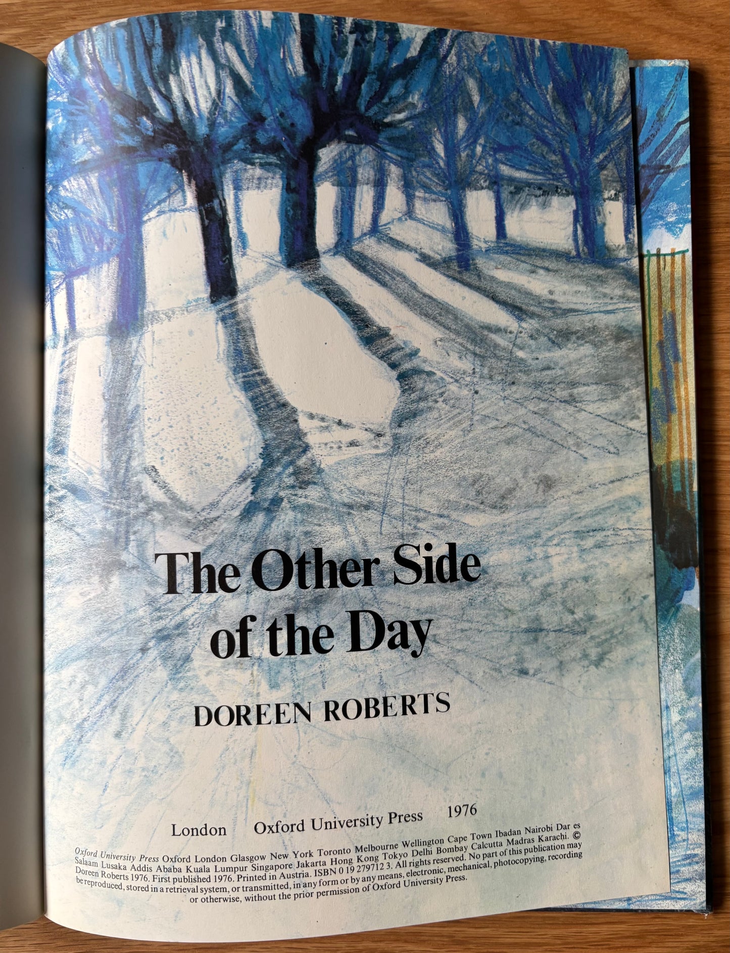 Doreen Roberts THE OTHER SIDE OF THE DAY 1st Illustrated 1976 OUP