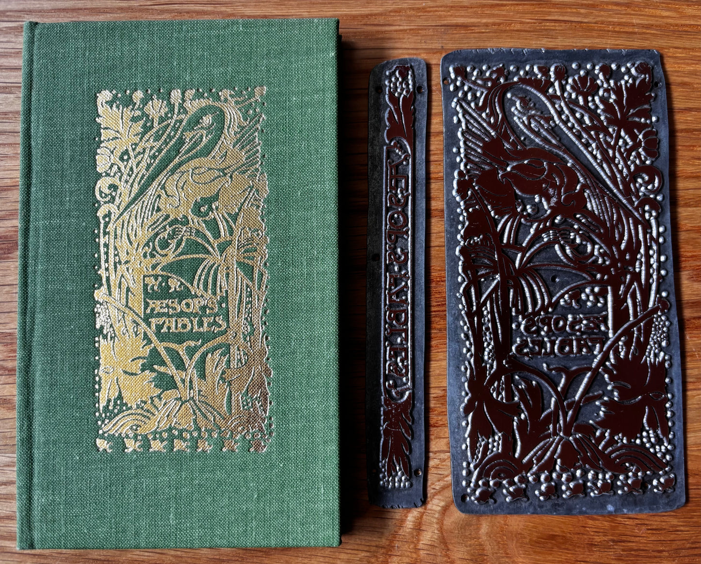 Charles Robinson AESOP’S FABLES Hunky Dory Designs & Original 70’s ZINC PLATES