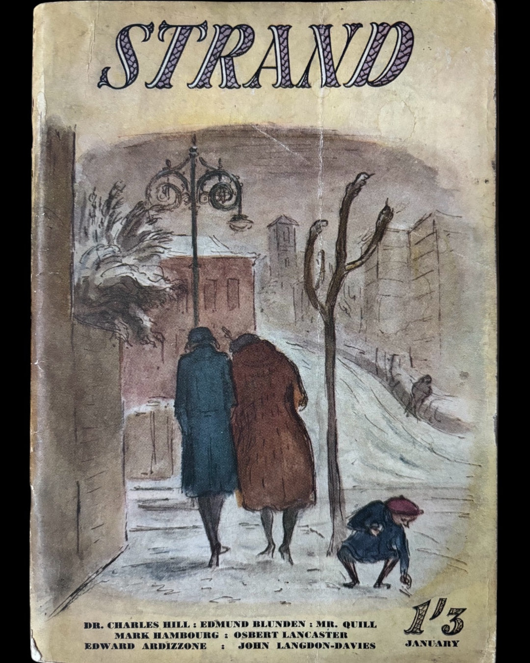 Edward Ardizzone THE STRAND MAGAZINE Jan 1947 Betty Swanwick Clarke Hutton