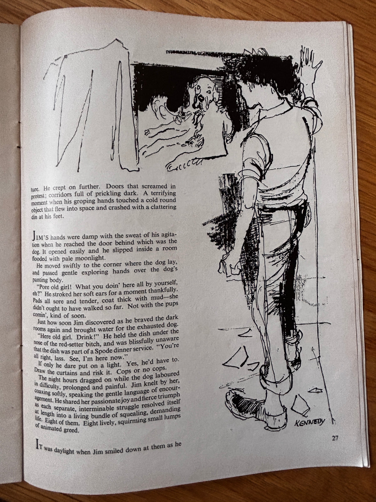 Quentin Blake ELIZABETHAN MAGAZINE October 1961 Richard Kennedy John Ward