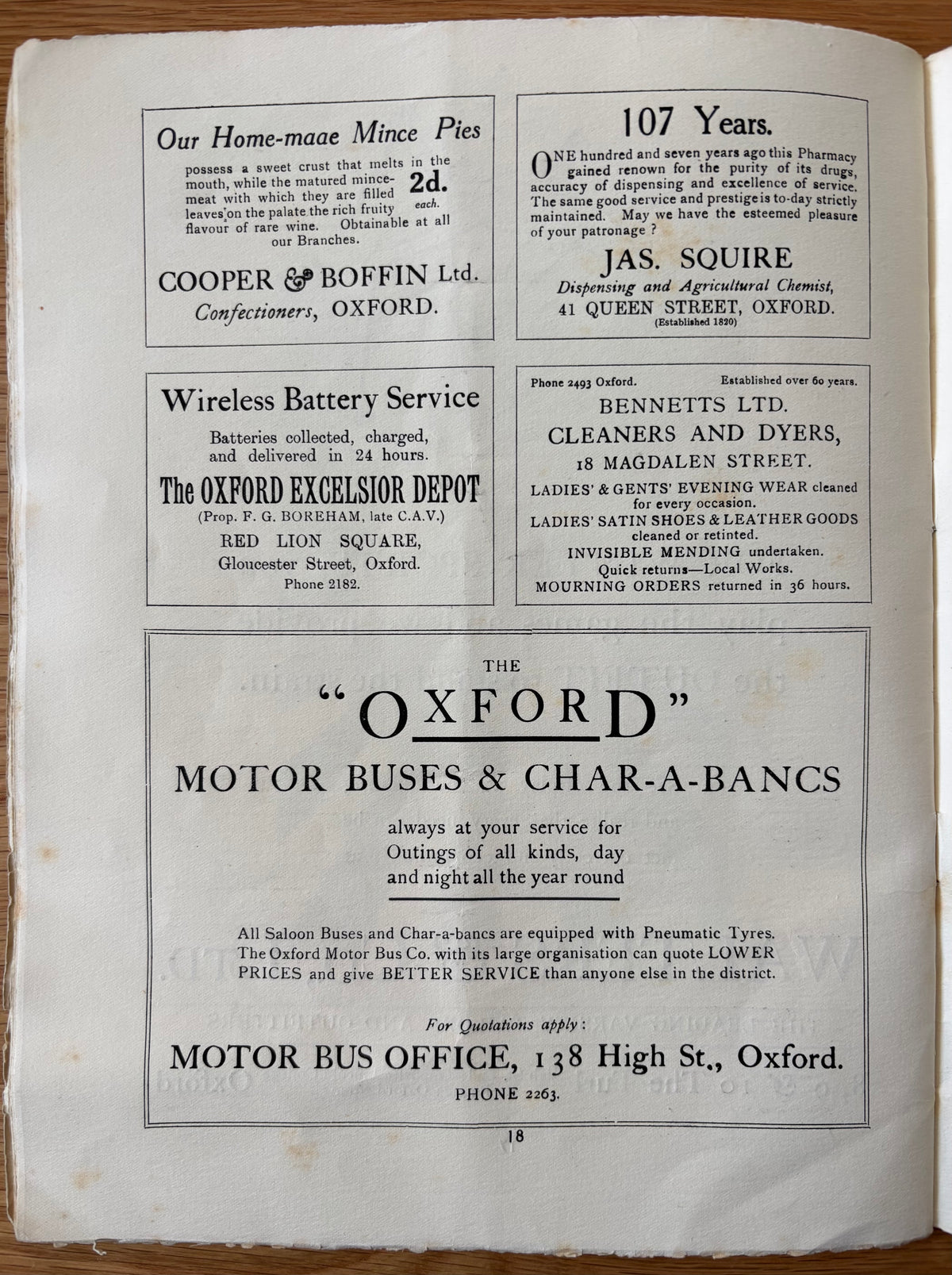 John Aldridge PROGRAMME 1927 OUOC Oxford University Great Bardfield CORONATION OF POPPAEA