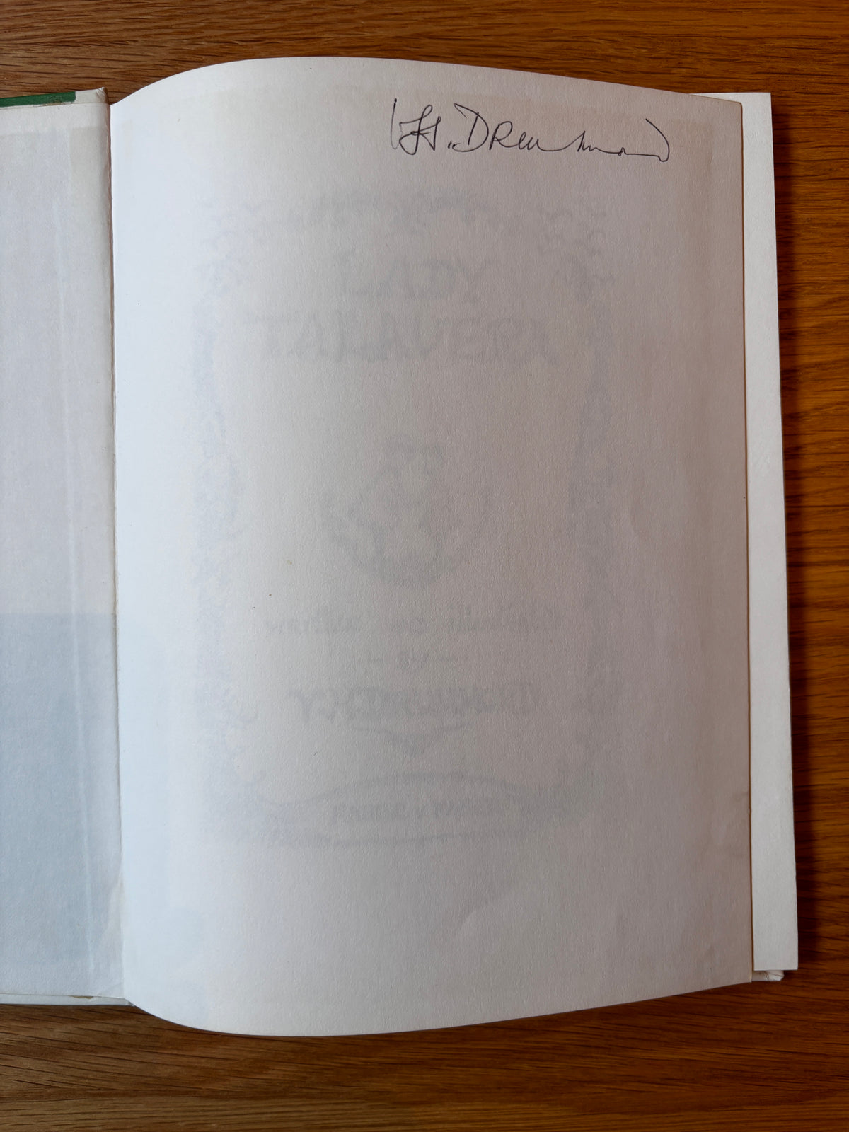 Violet Drummond Signed LADY TALAVERA 1965 ILLUSTRATED V H SHEEP TALE