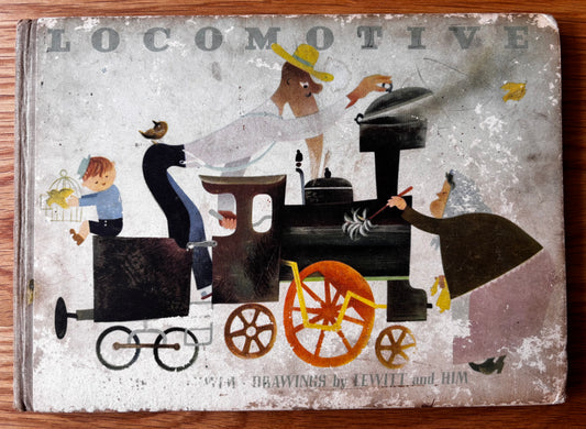 LOCOMOTIVE Lewitt Him MINERVA PUBLISHING CO 1944 Illustrated JULIAN TUWIM