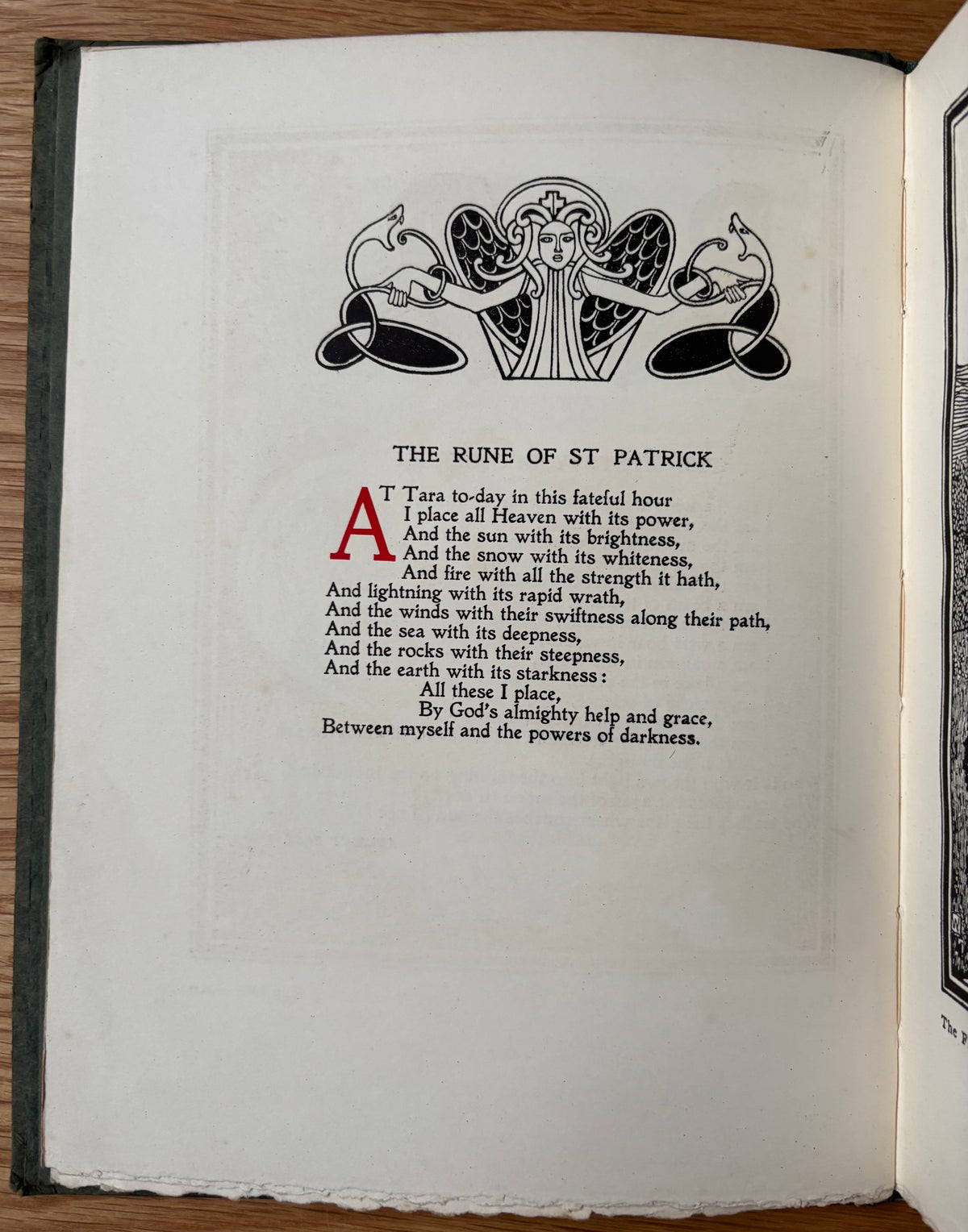 CELTIC POETRY WIND IN THE PINES John Duncan Art Nouveau 1922 Foulis SCOTTISH