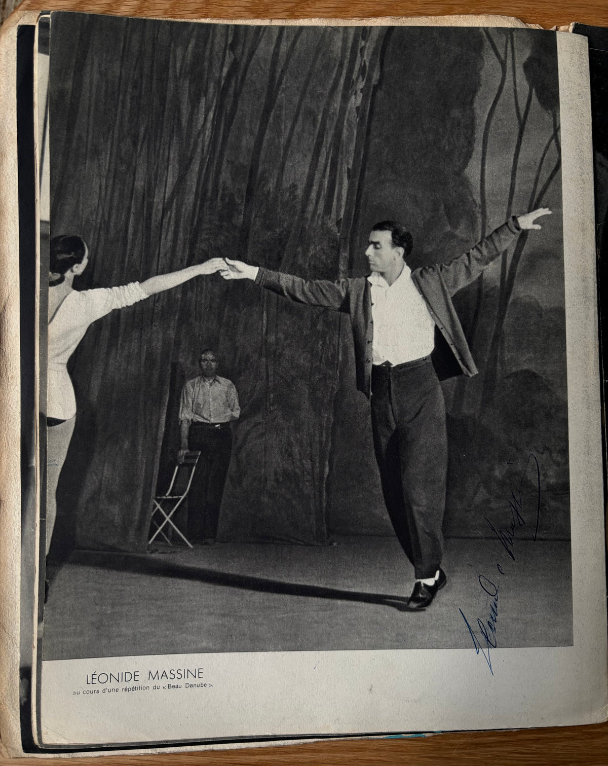 Leonide Massine Signed GRAND BALLET DE MONTE CARLO PROGRAMME 1940’s Tatiana Riabouchinska