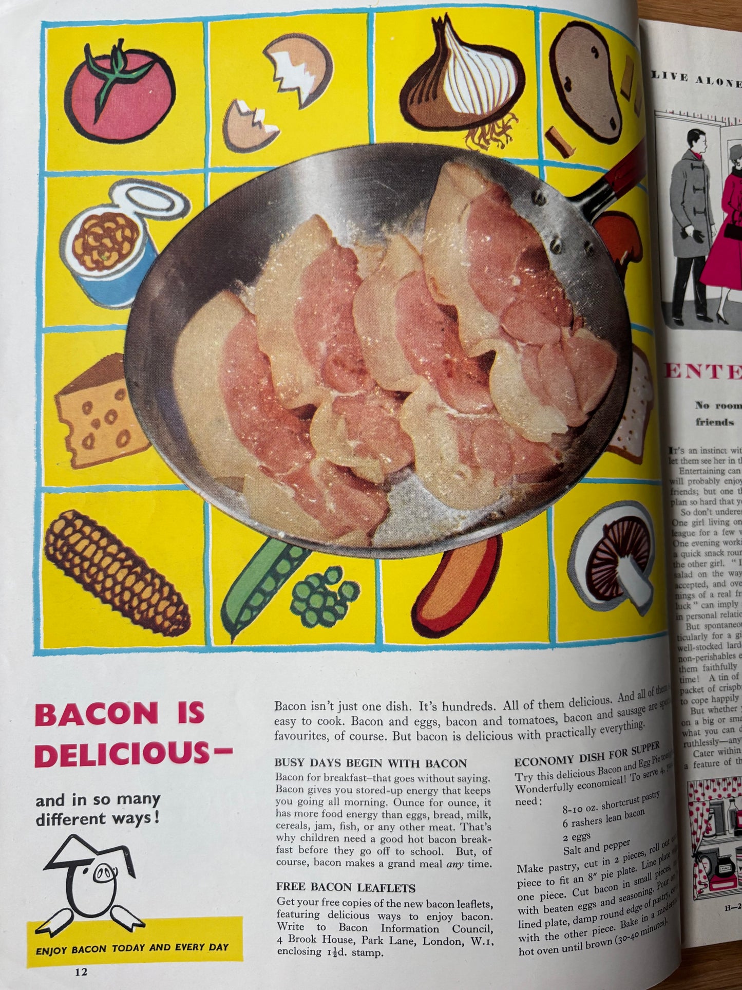 GOOD HOUSEKEEPING Magazine January 1956 Illustrated Rebecca West Recipes Ads