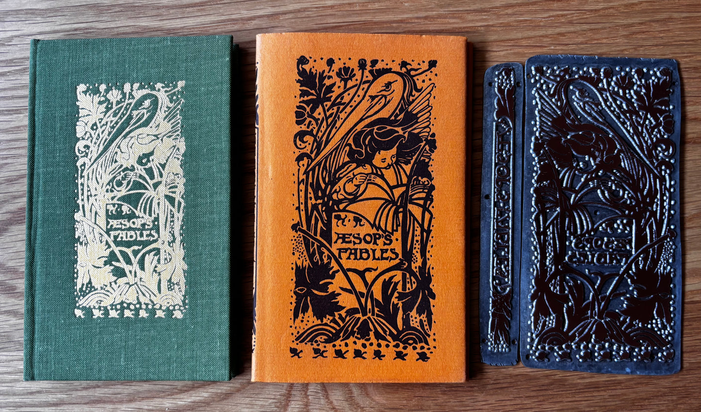 Charles Robinson AESOP’S FABLES Hunky Dory Designs & Original 70’s ZINC PLATES