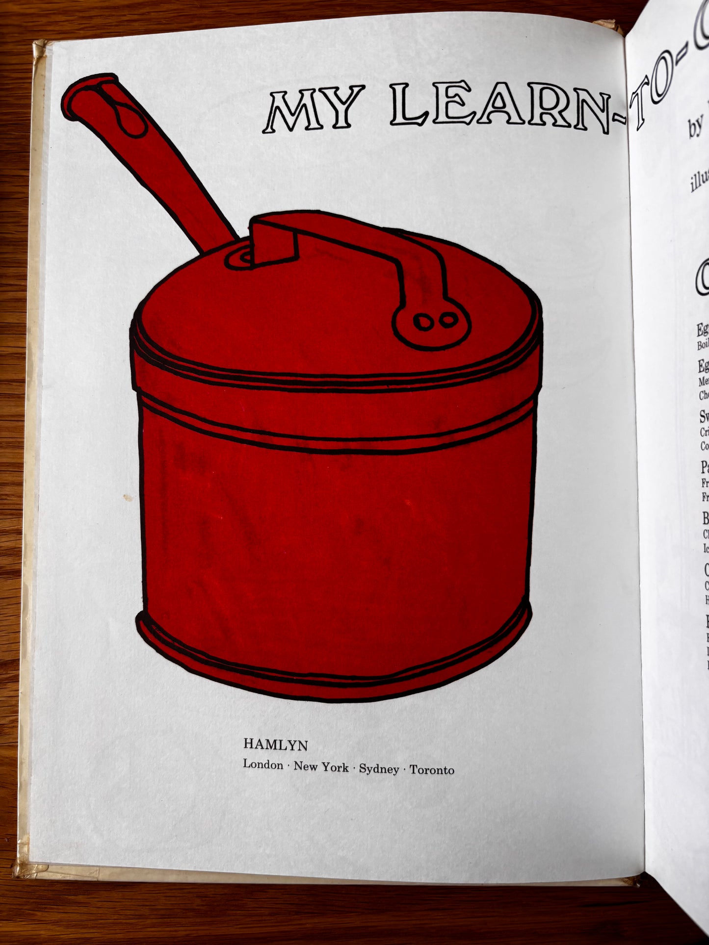Ursula Sedgwick MY LEARN TO COOK Book Hamyln 5th Imp 1973 Martin Mayhew