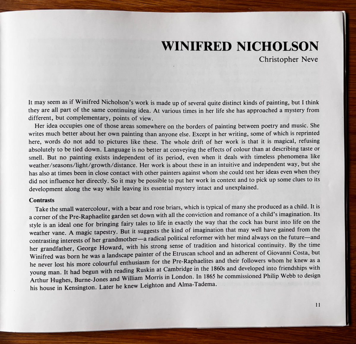 1970’s WINIFRED NICHOLSON 1900-1978 Third Eye Exhibition Catalogue ART Limited Edition