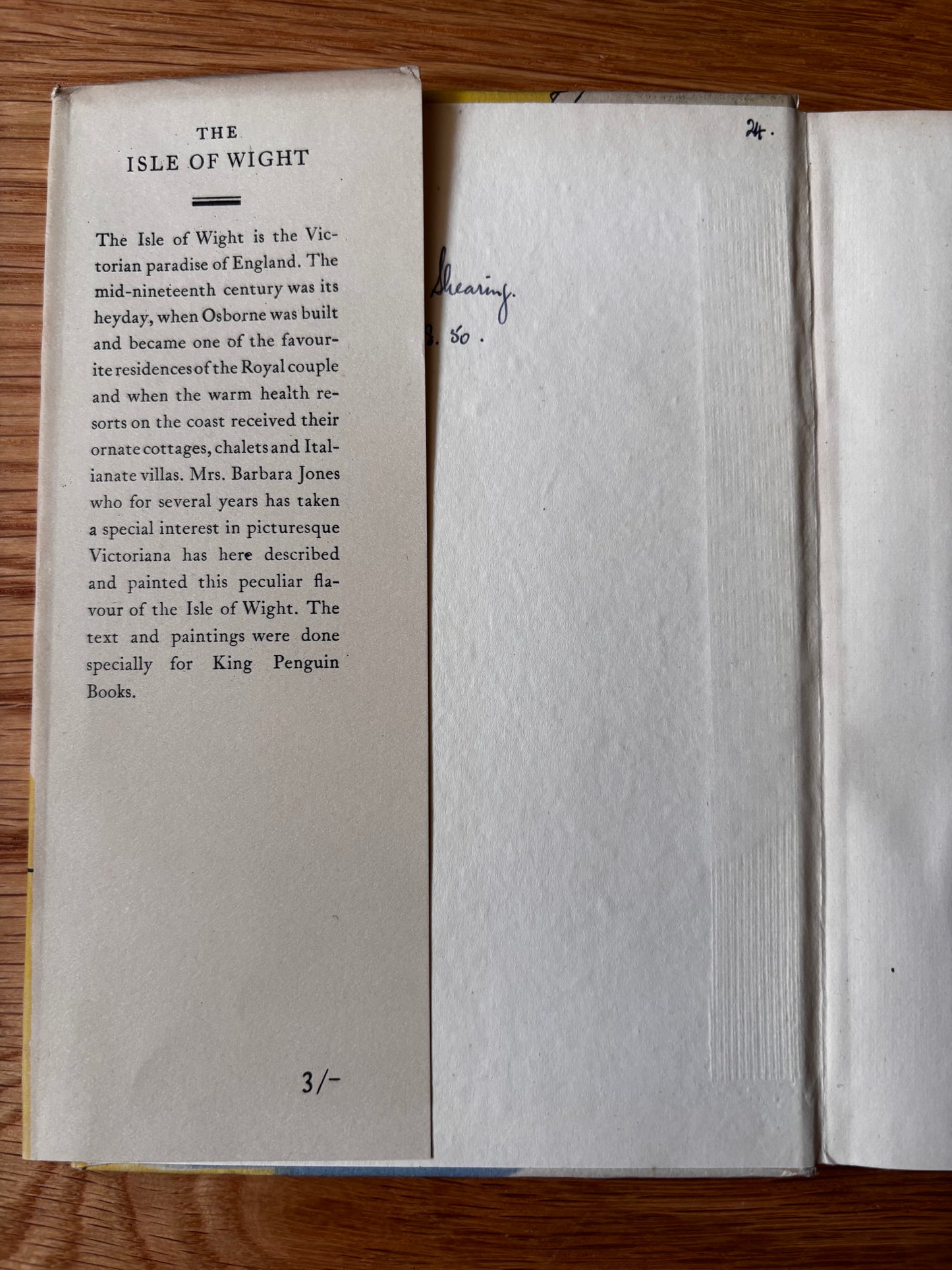 Barbara Jones THE ISLE OF WIGHT 1950 1st King Penguin DJ VGC ILLUSTRATED