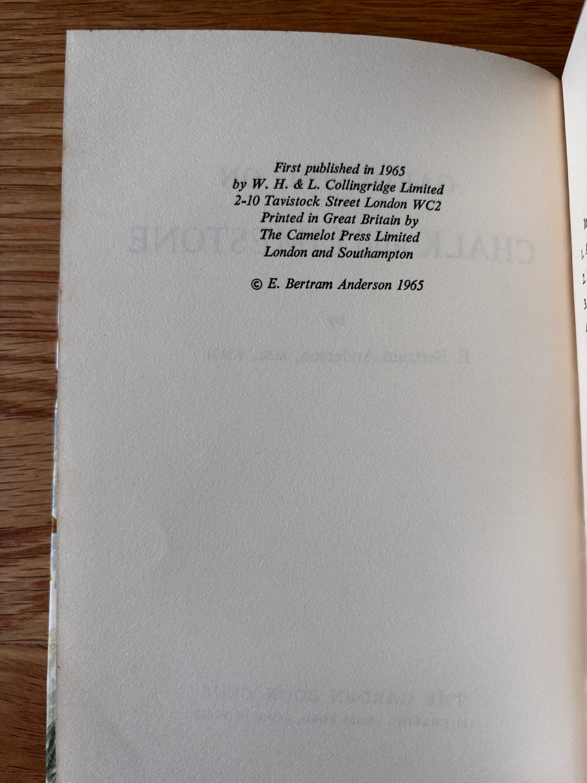 Elizabeth Sorrell GARDENING ON CHALK & LIMESTONE 1st DJ 1965 E Bertram Anderson