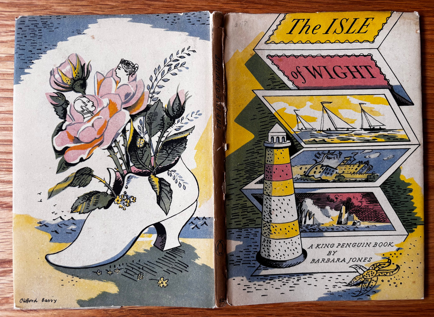 Barbara Jones THE ISLE OF WIGHT 1950 1st King Penguin DJ VGC ILLUSTRATED