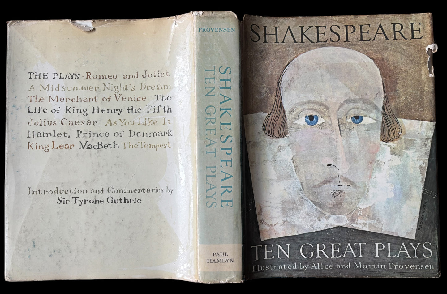 Alice & Martin Provensen SHAKESPEARE TEN GREAT PLAYS DJ 1962 HB Hamlyn Illustrated